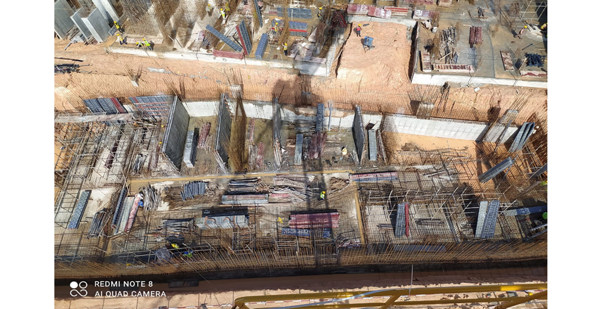 Aug 2021 - Krypton Block: STP Wall concrete in progress