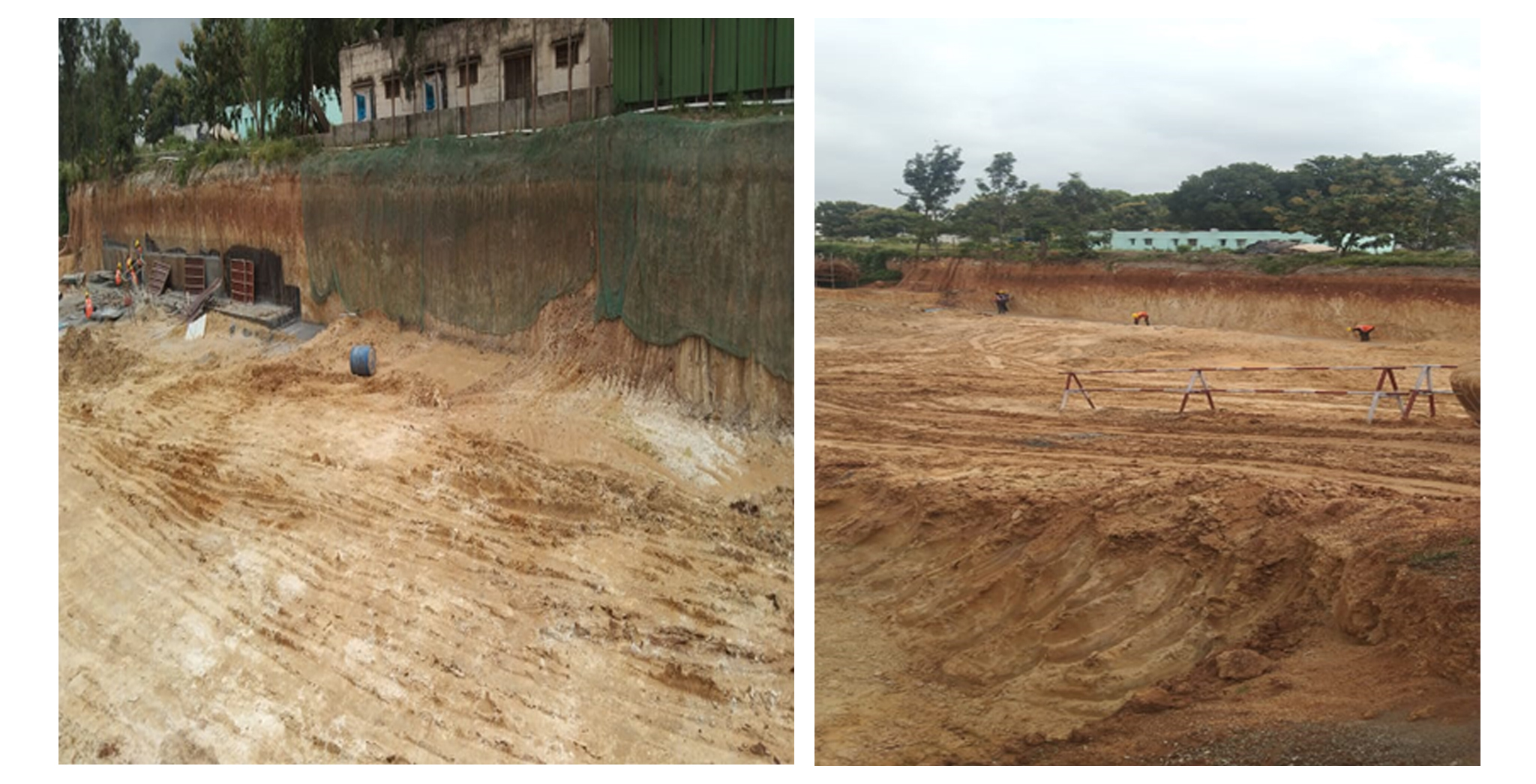 Aug 2021 - Blocks B,C & D: Mass excavation completed