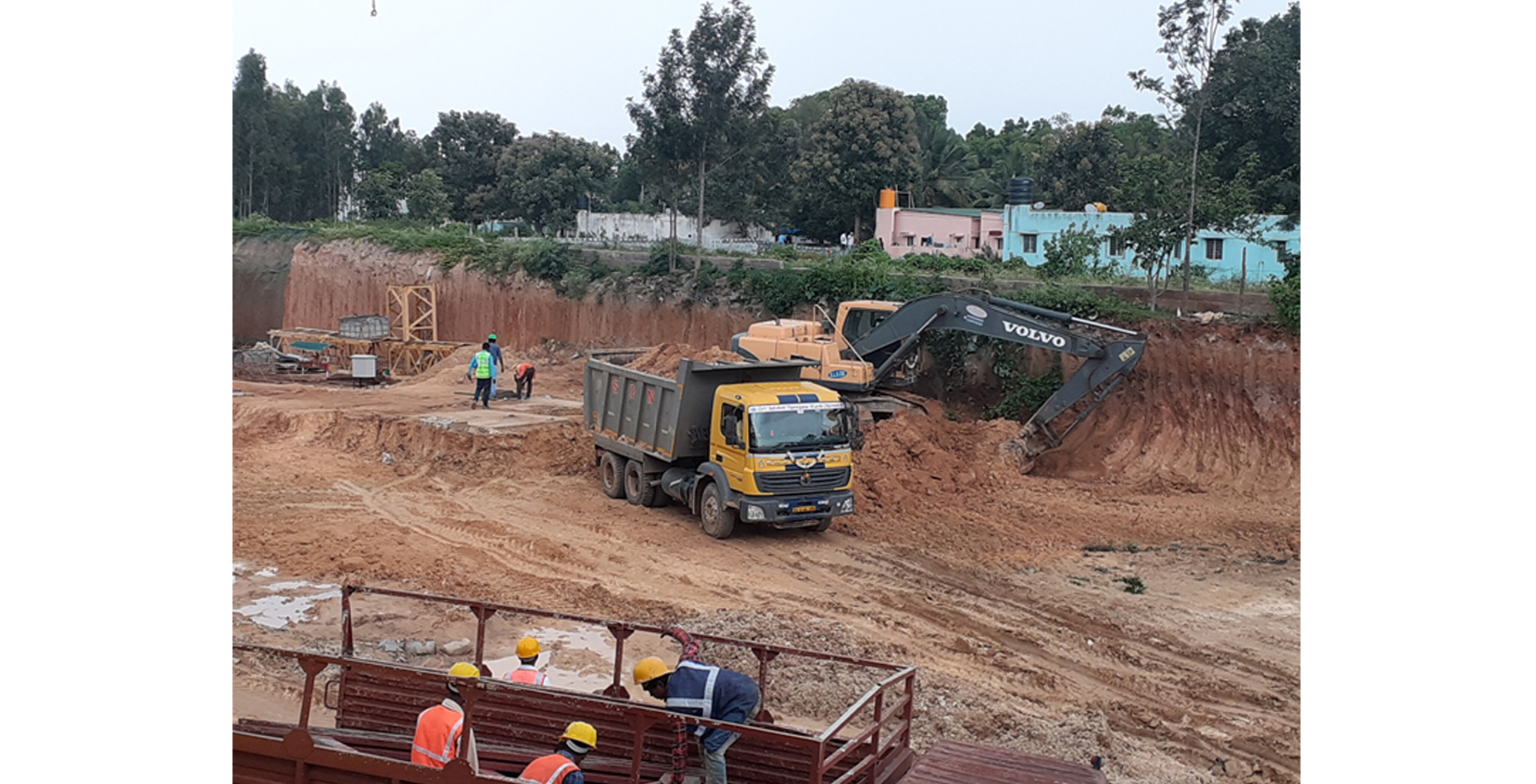 Aug 2021 - Block A: Mass excavation work in progress.