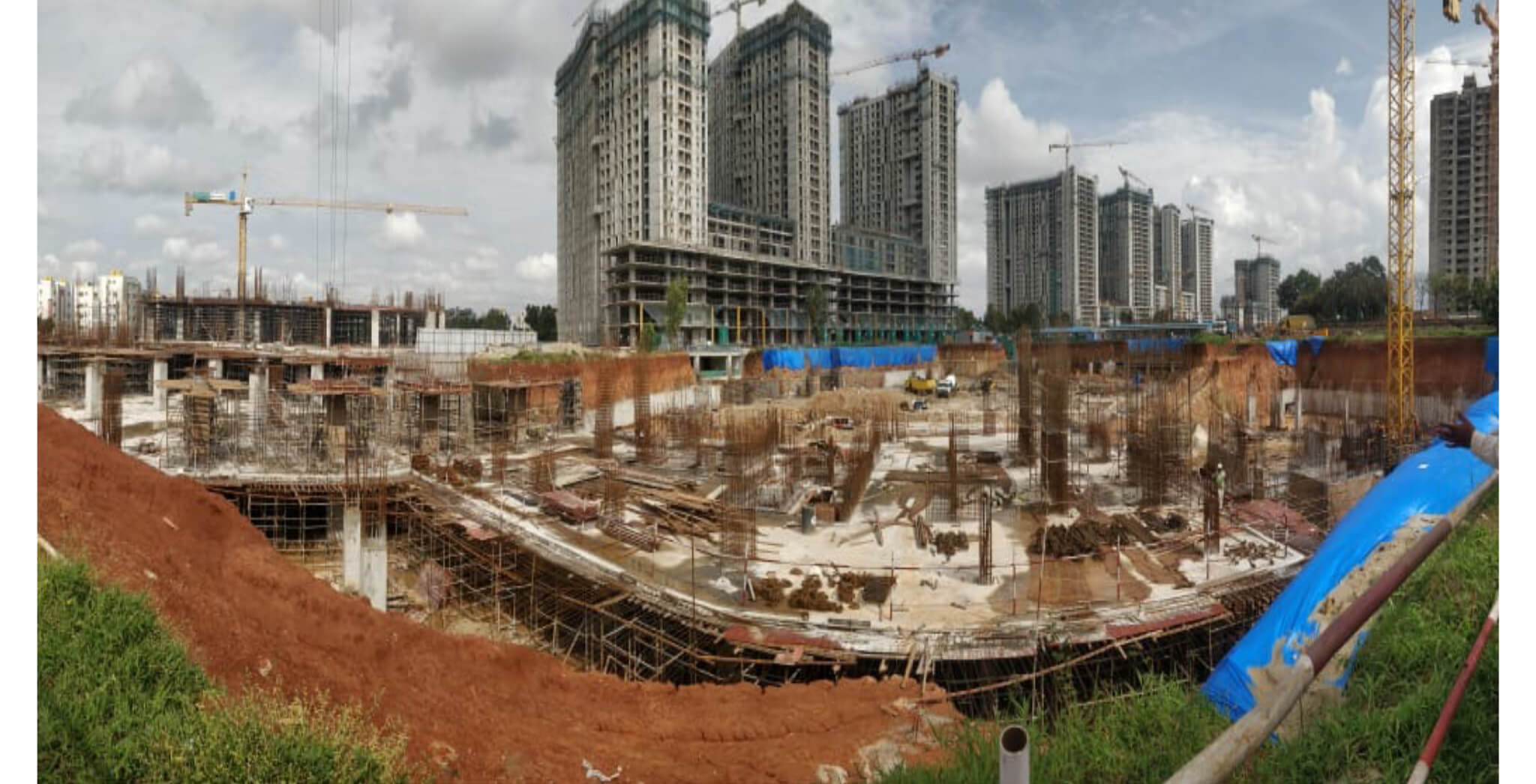 Aug 2021 - Paradise Tower L: B1 Slab in Progress