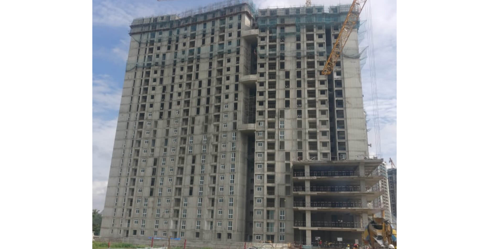 Aug 2021 - Eden Tower A: North Elevation