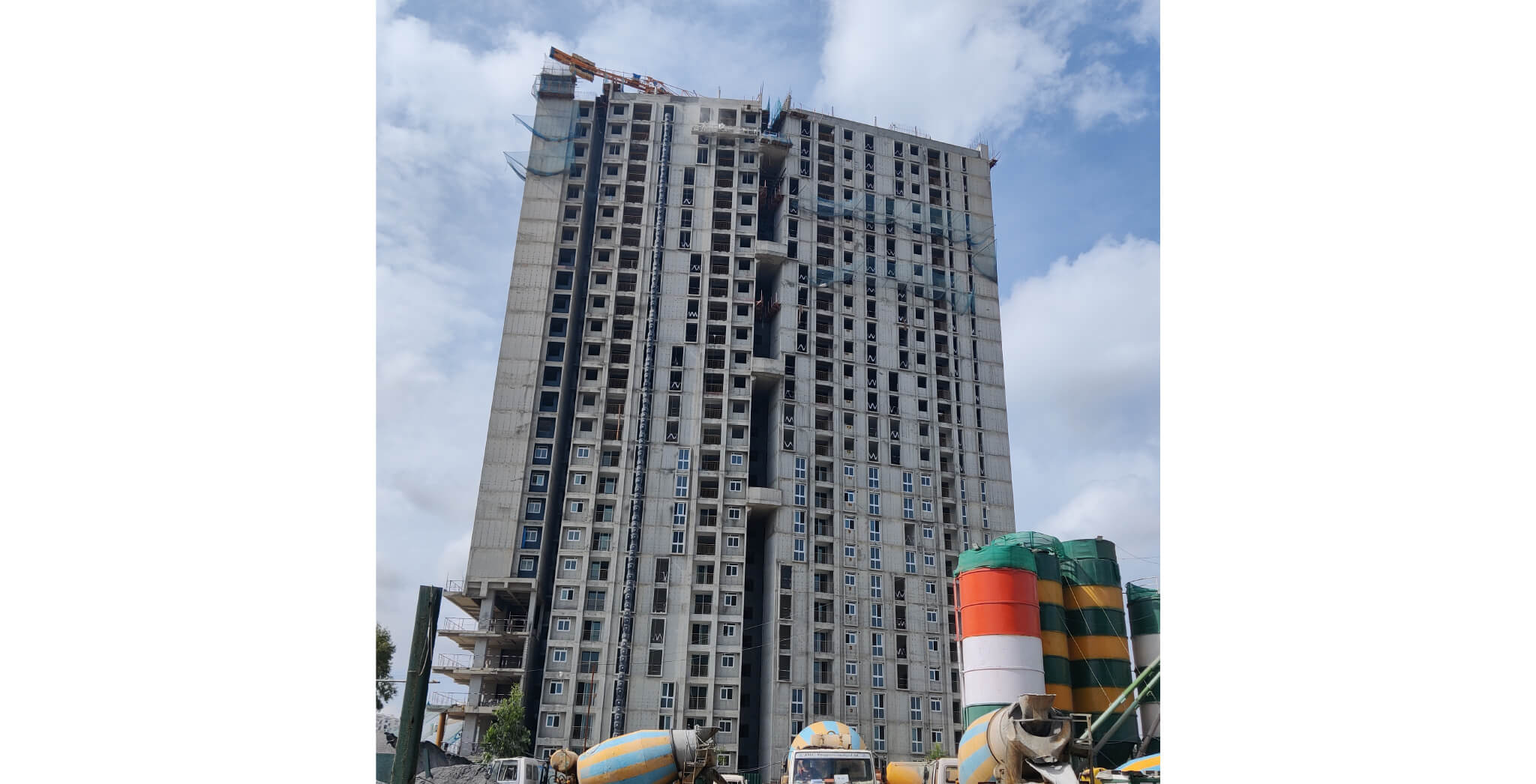 Aug 2021 - Eden Tower E: North Elevation