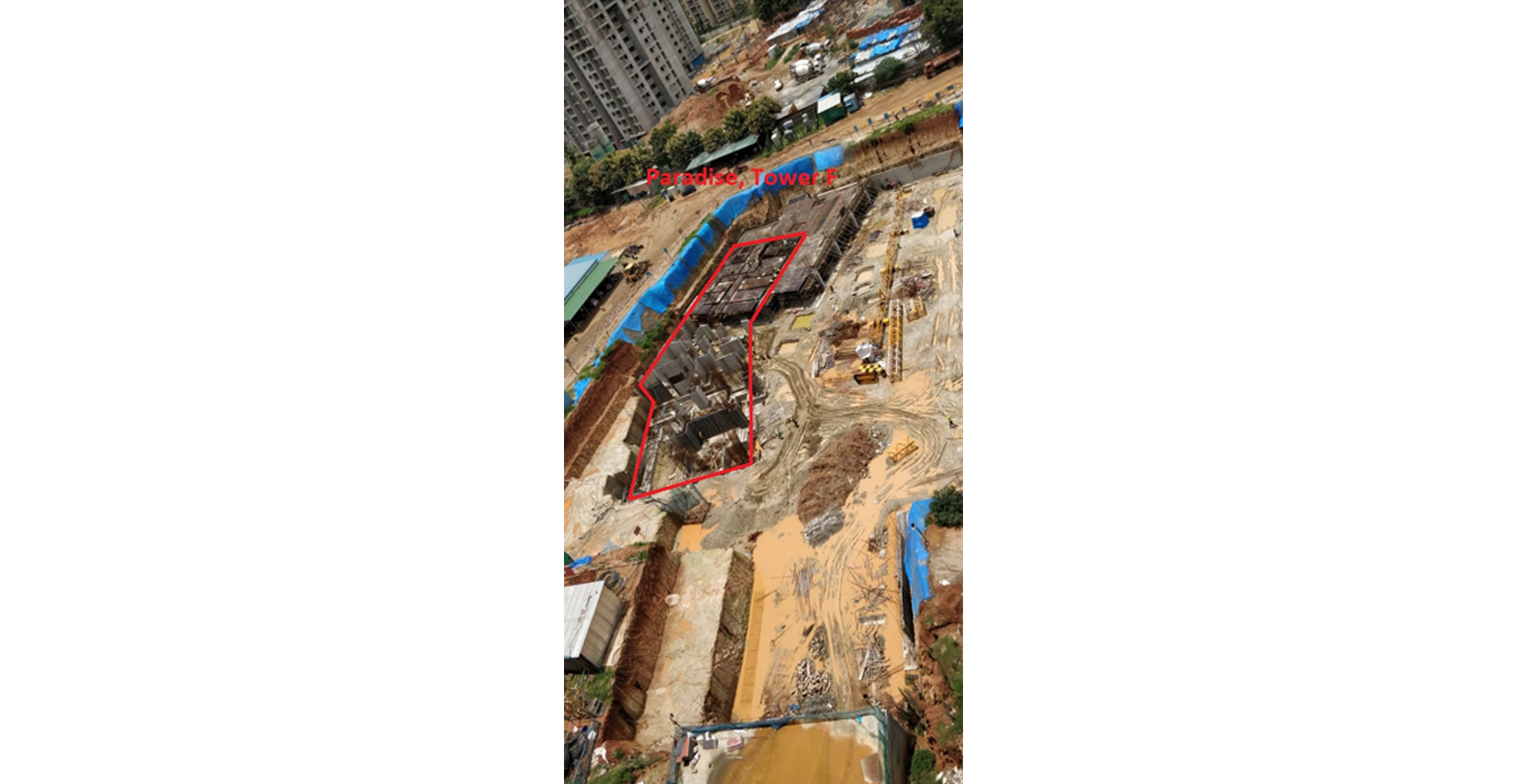 Sep 2021 - Paradise Tower F: Casting of Raft/Footing Milestone