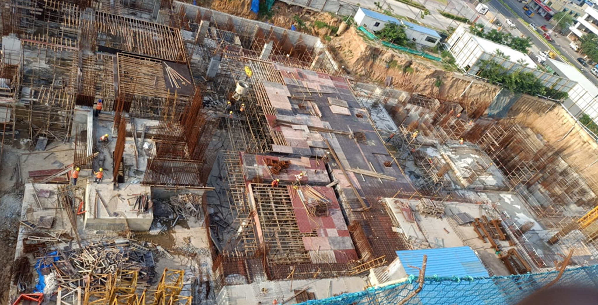 Aug 2021 - Tower A2: Basement 1 and Ground floor work is in progress