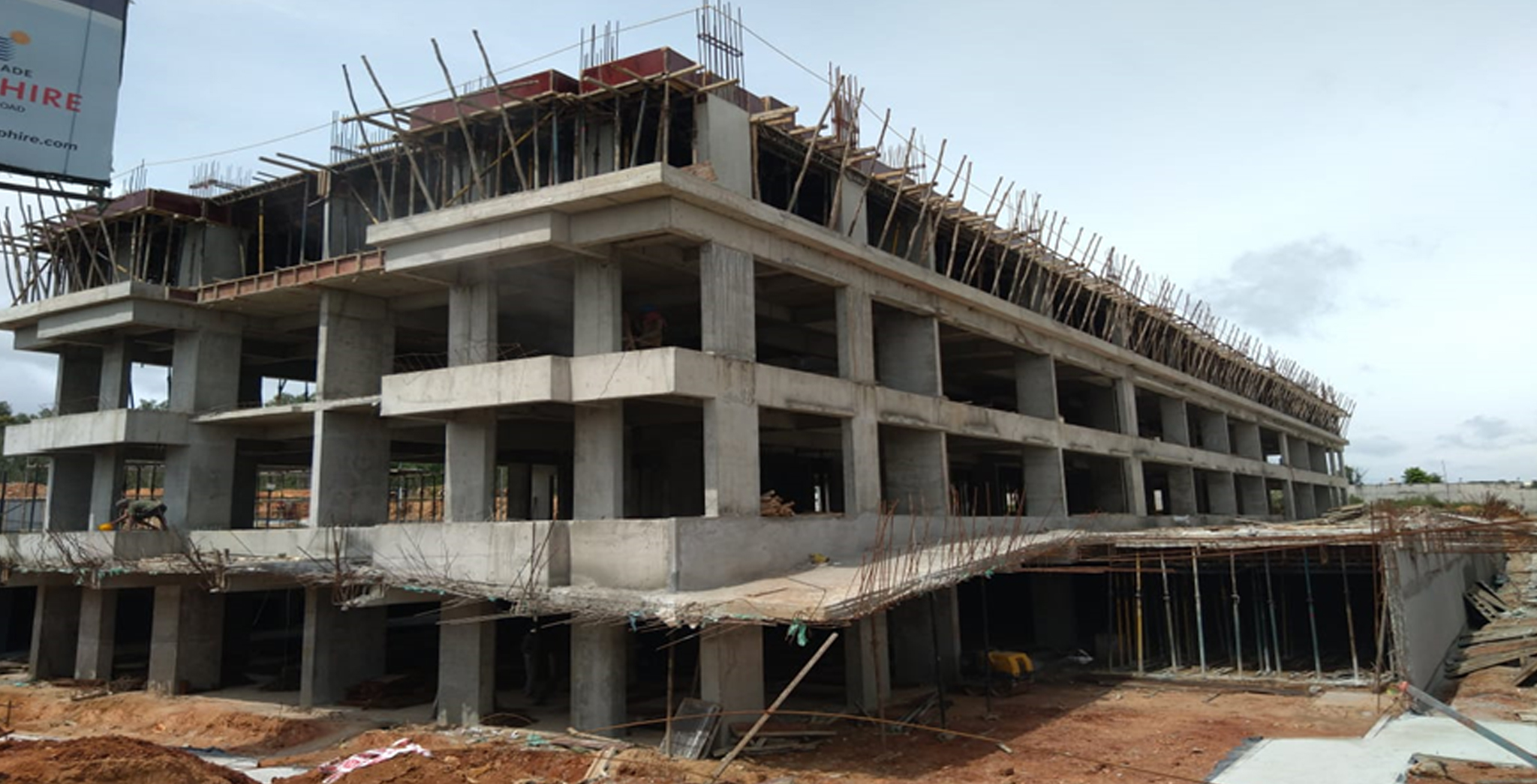 Aug 2021 - Third Floor shuttering work is in progress