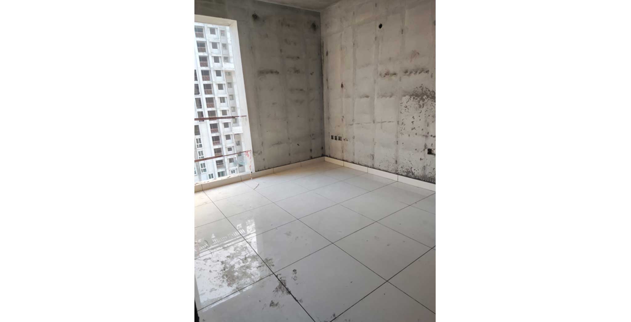 Dec 2021 - Eden Tower C: Commencement of Tiling works and 9th - 17th floor Flooring completed