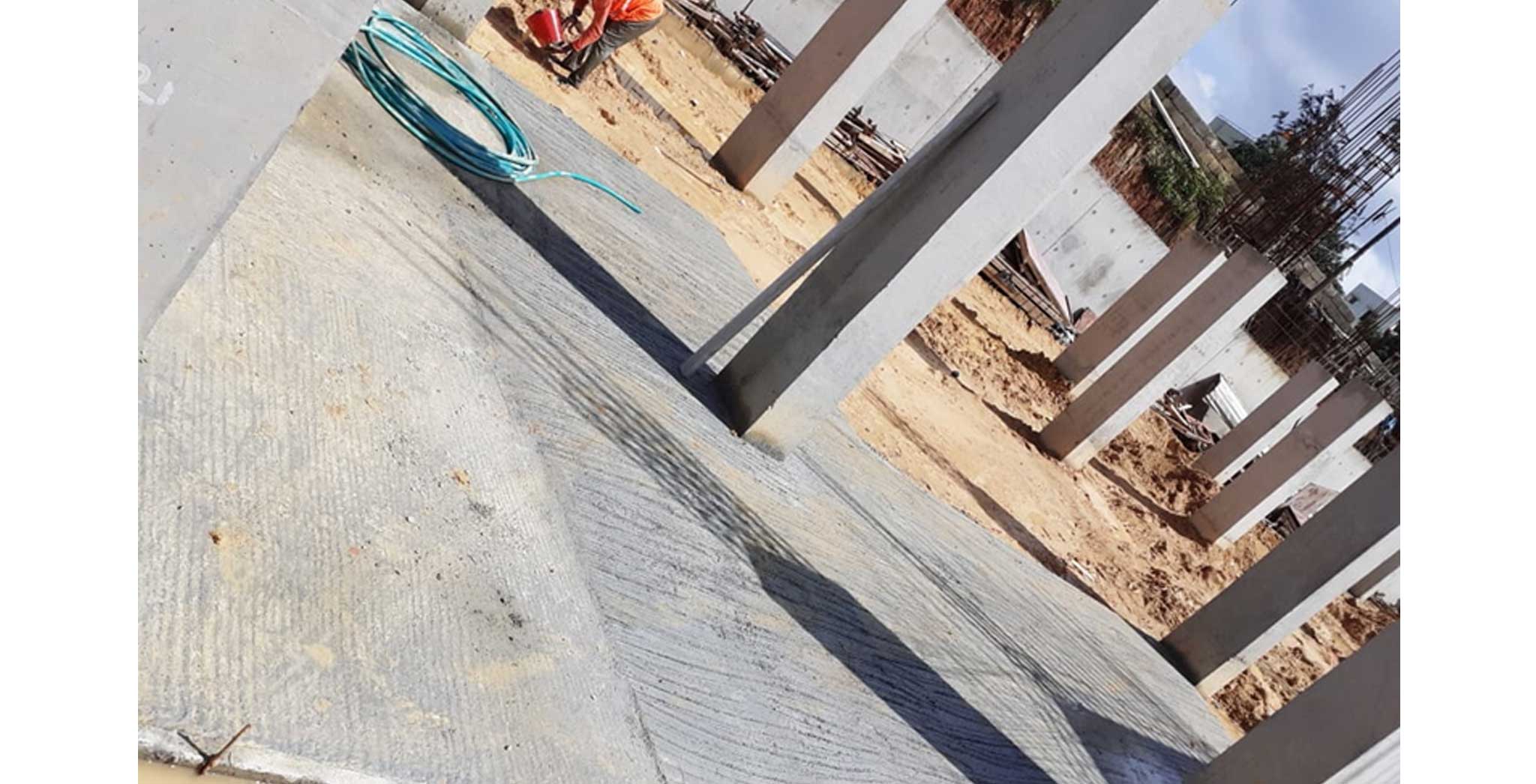 Nov 2021 - Block C: Grade slab PCC work in progress