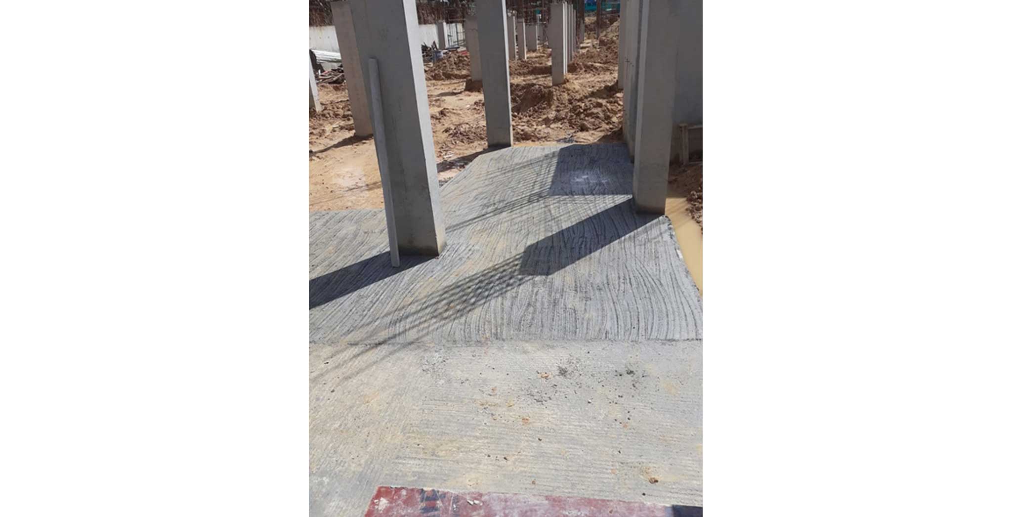 Nov 2021 - Block B: Grade slab PCC work in progress