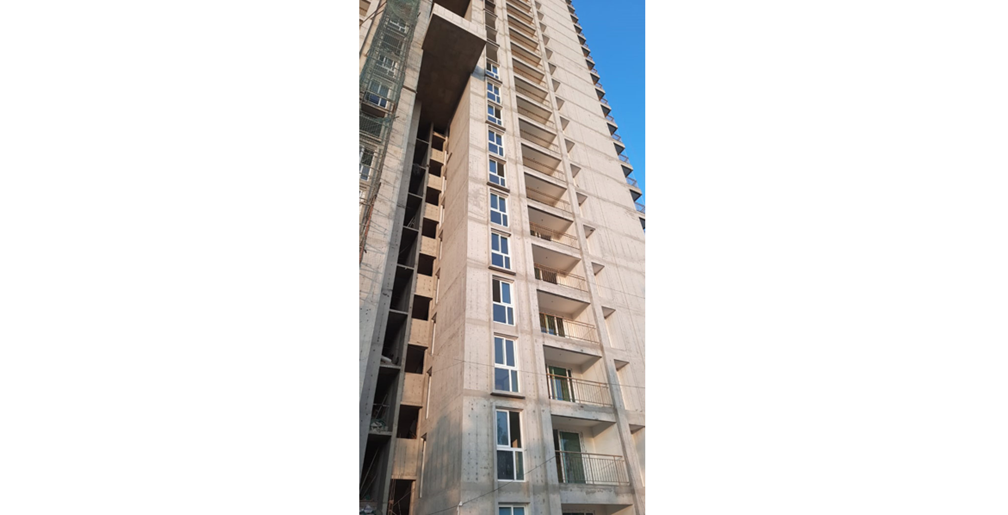 Dec 2021 - Utopia Serene Wing H: Milestone on commencement of Fixing of doors & Windows