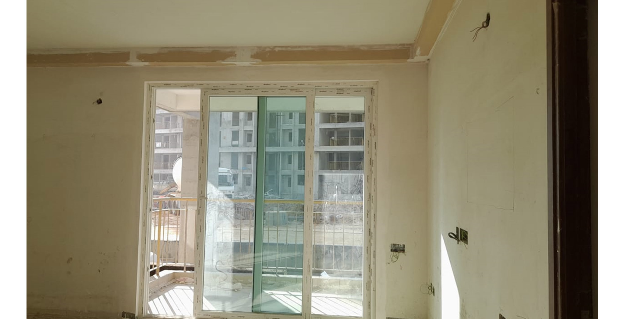 Dec 2021 - Utopia Serene Wing E: Milestone on commencement of Fixing of doors & Windows