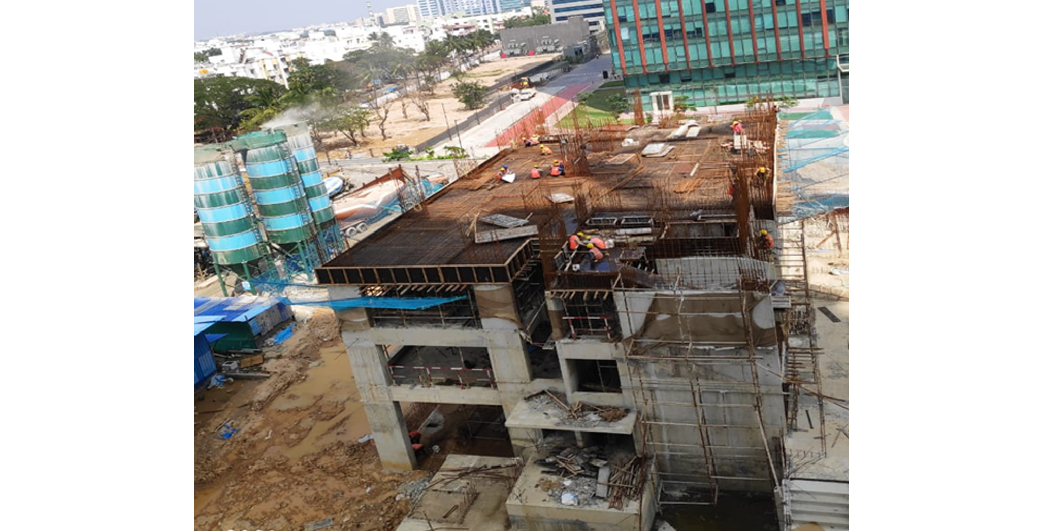 Dec 2021 - Serviced Apartment: Third floor slab is in progress