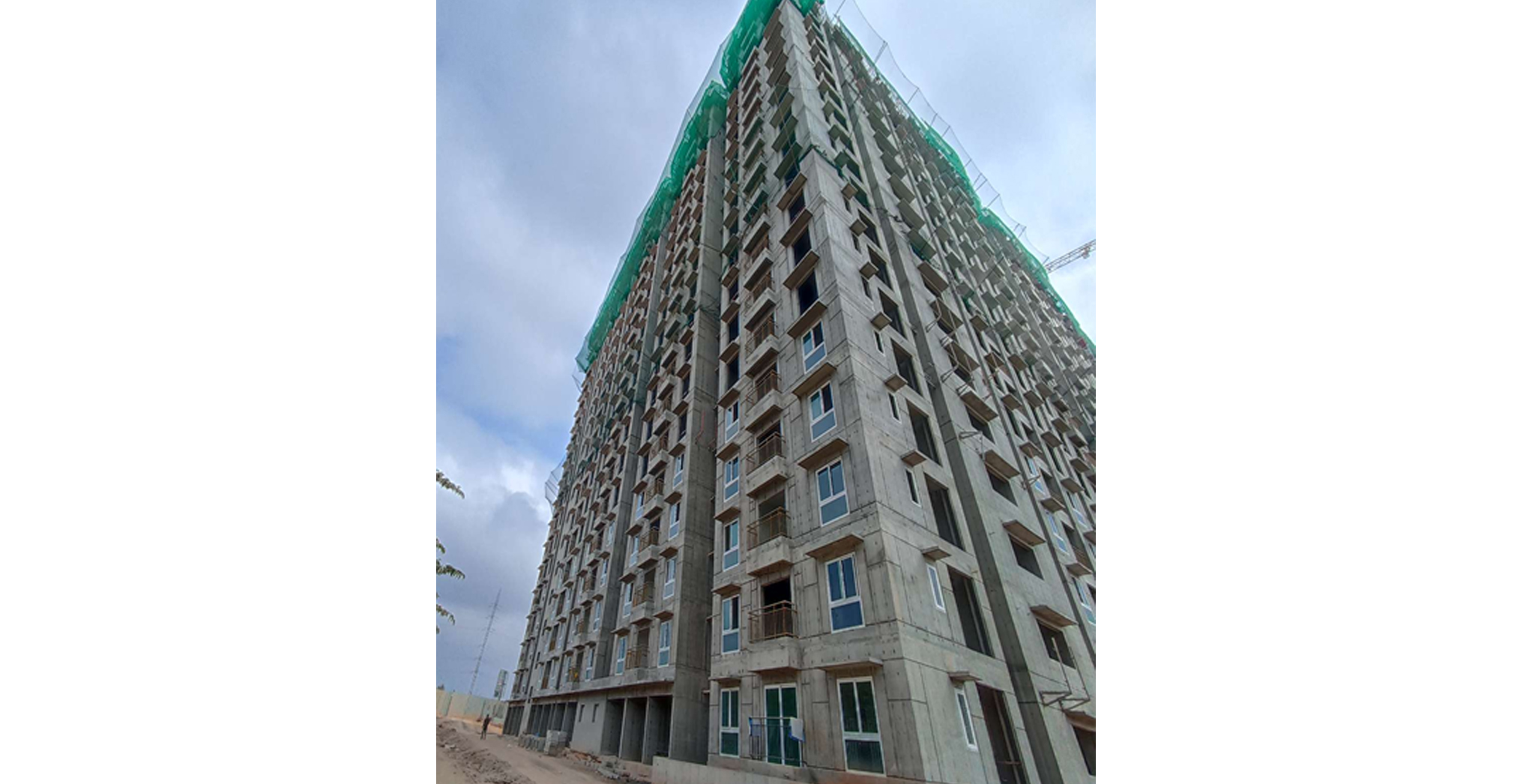 Dec 2021 - Helio Block: Wing C - East Elevation