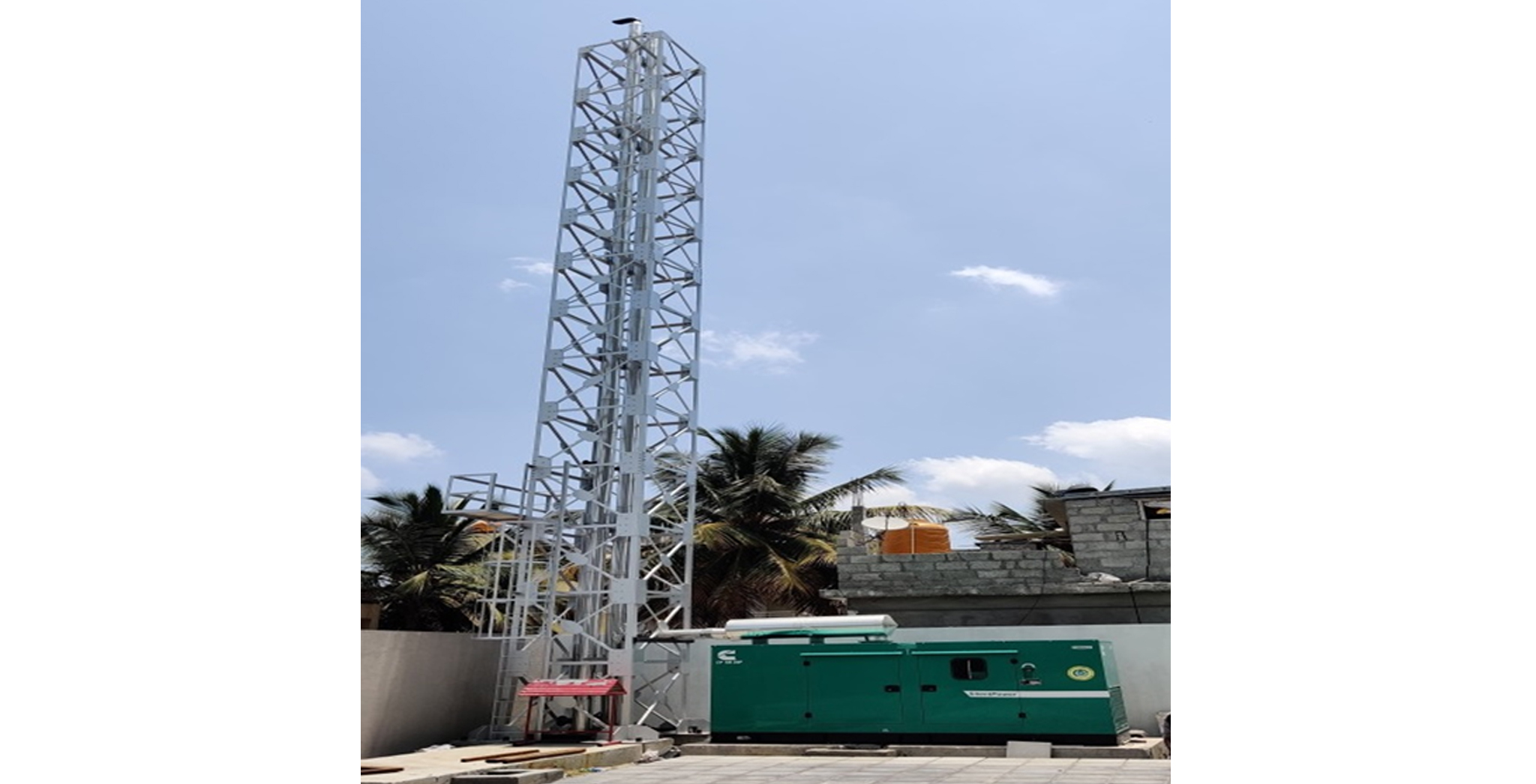 Jan 2022 - DG Stack: Erection completed