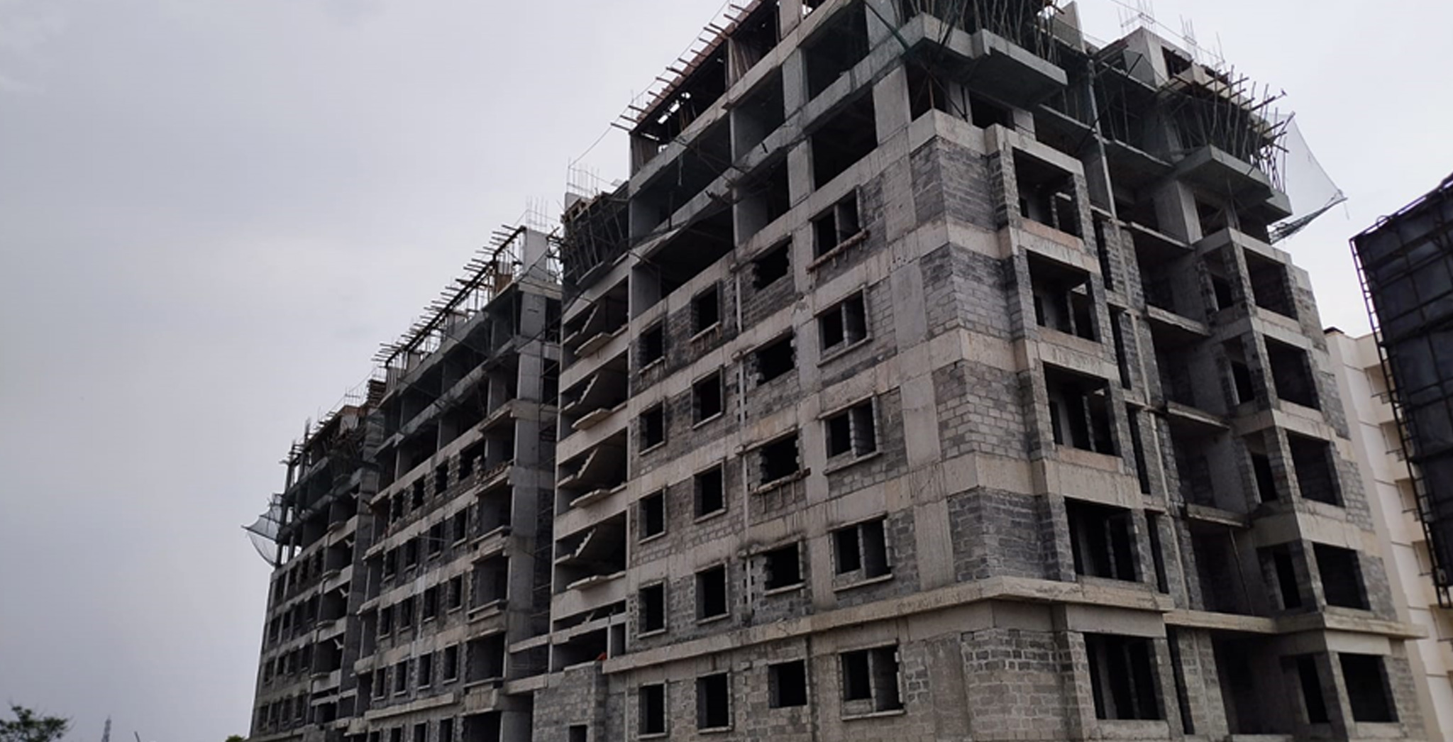 Apr 2022 - 5th Floor Block work is in Progress