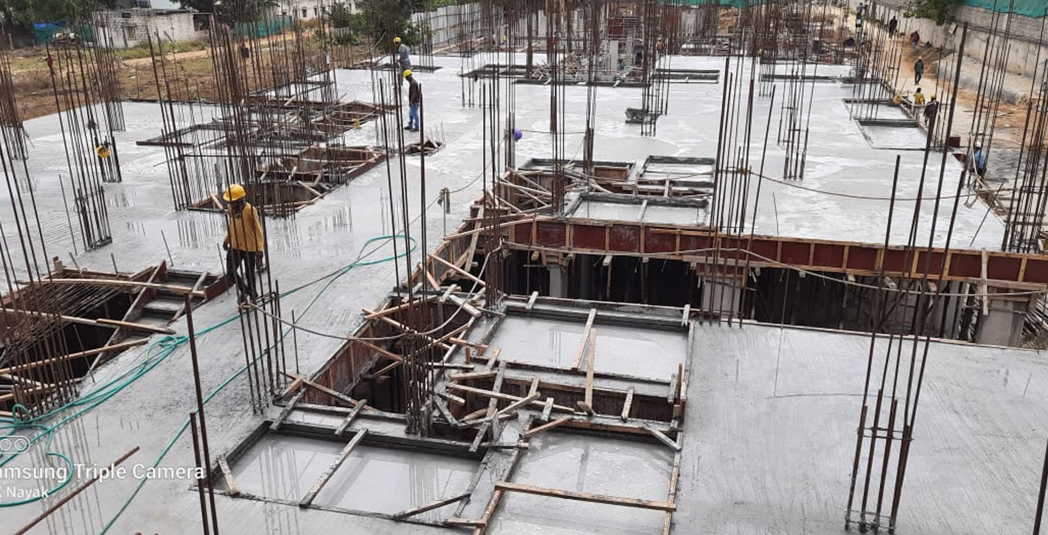 Apr 2022 - Block C: On casting of first floor slab