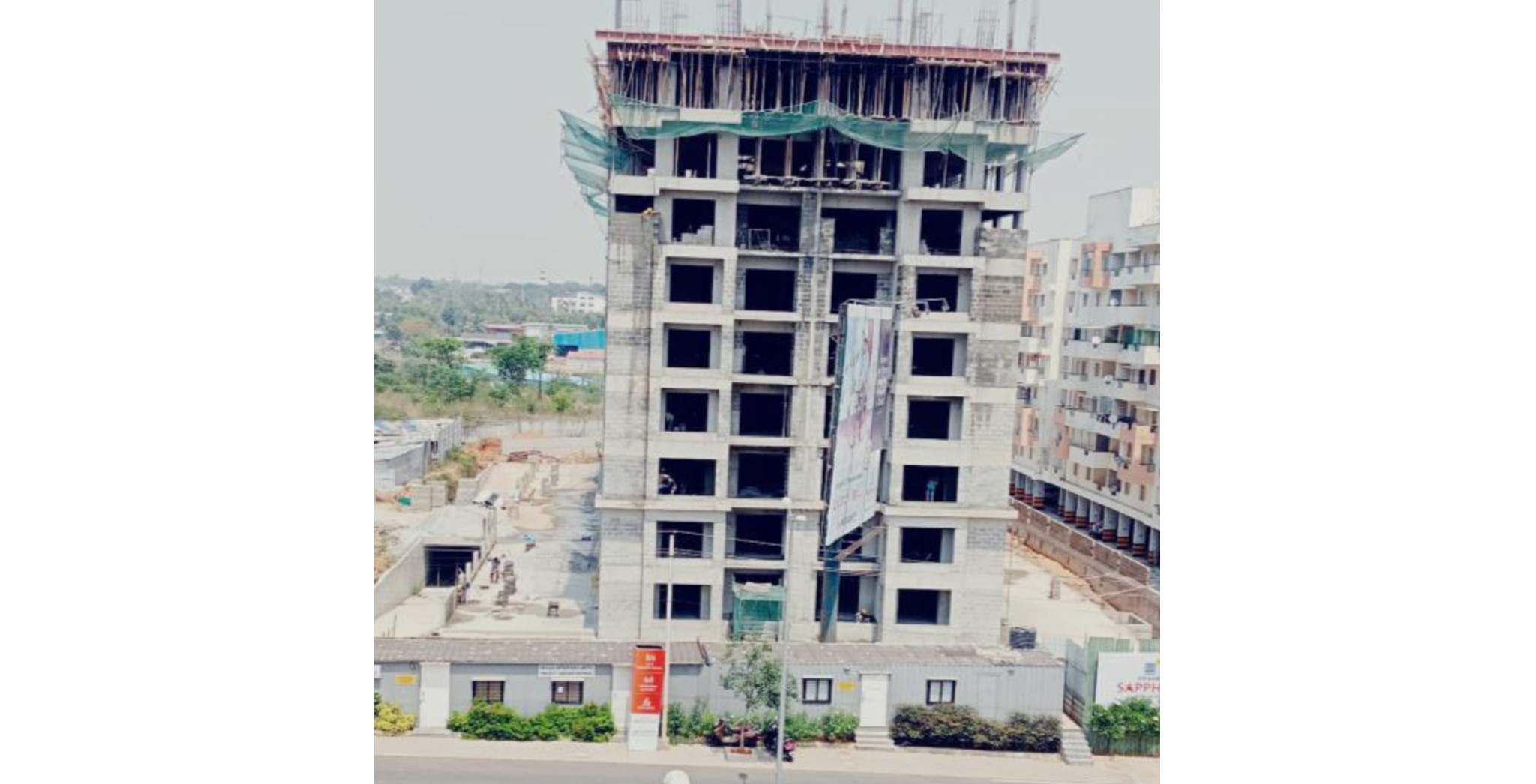Apr 2022 - Brigade Sapphire: Milestone release – On completion of Ninth Floor slab