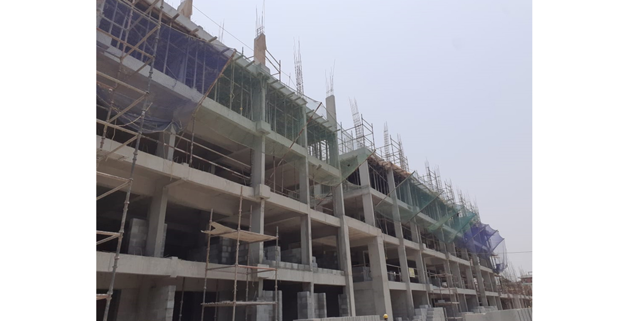 Apr 2022 - Block D: Front view