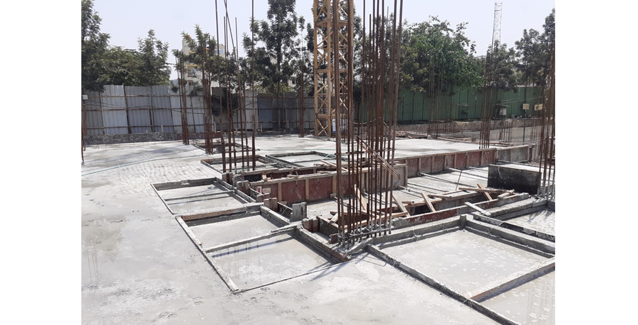 Apr 2022 - Block B: Ground floor slab casting completed