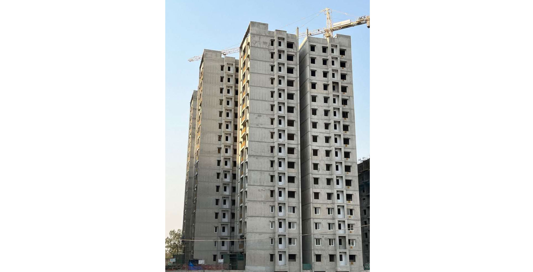 May 2022 - Tower B: Structure Works 100% Completed. Finishing and External Development Works in Progress. Flooring works 100 % Completed till 9th floor