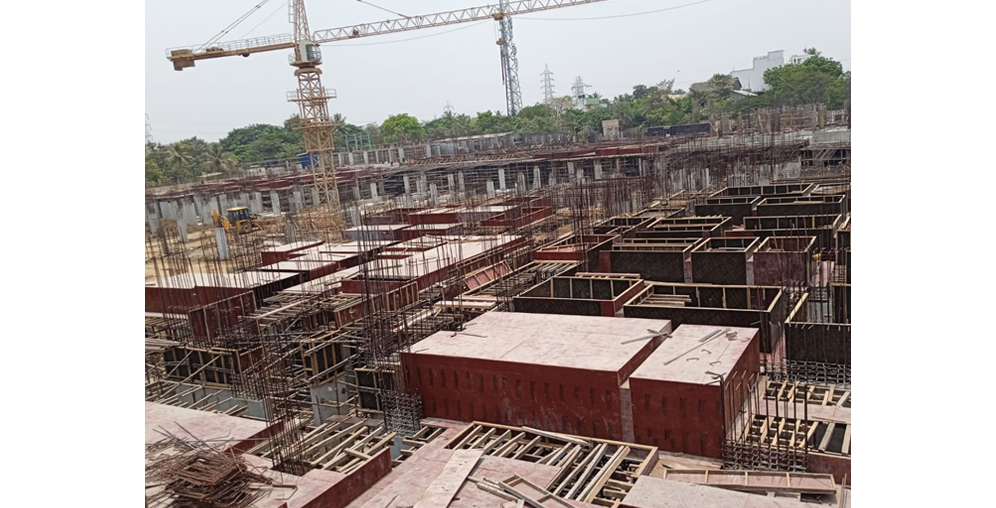 Apr 2022 - Bonito F Block: Ground floor works in progress