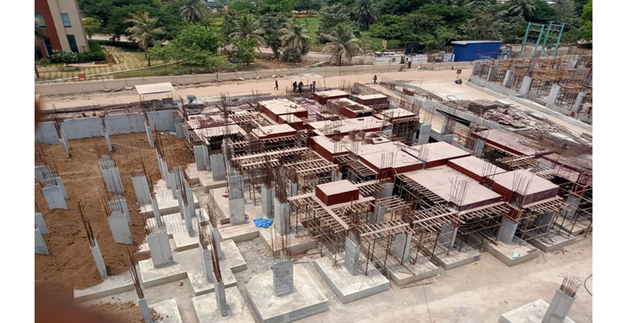 Apr 2022 - Bonito L Block: Ground floor works in progress