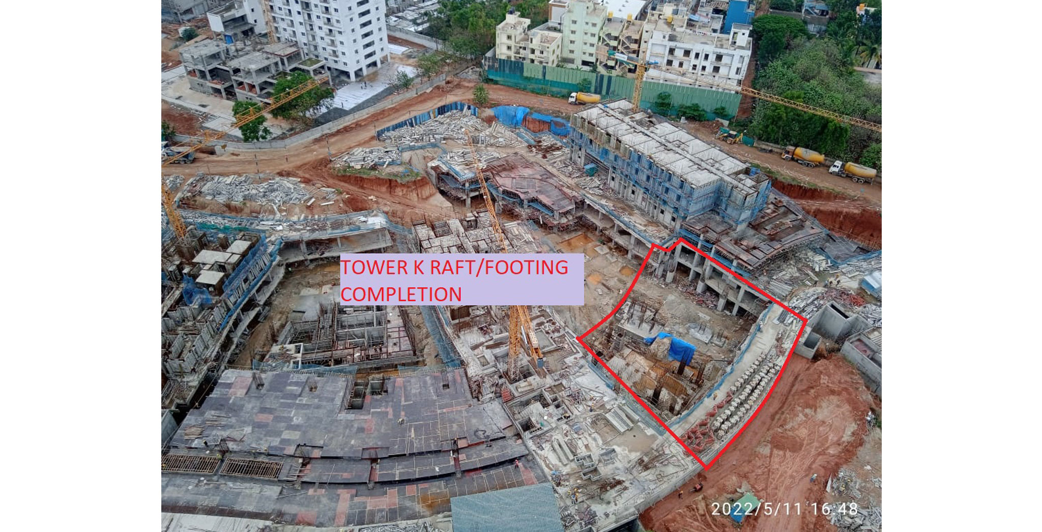May 2022 - Utopia Paradise Tower K: Marketing milestone release - On Completion of Raft