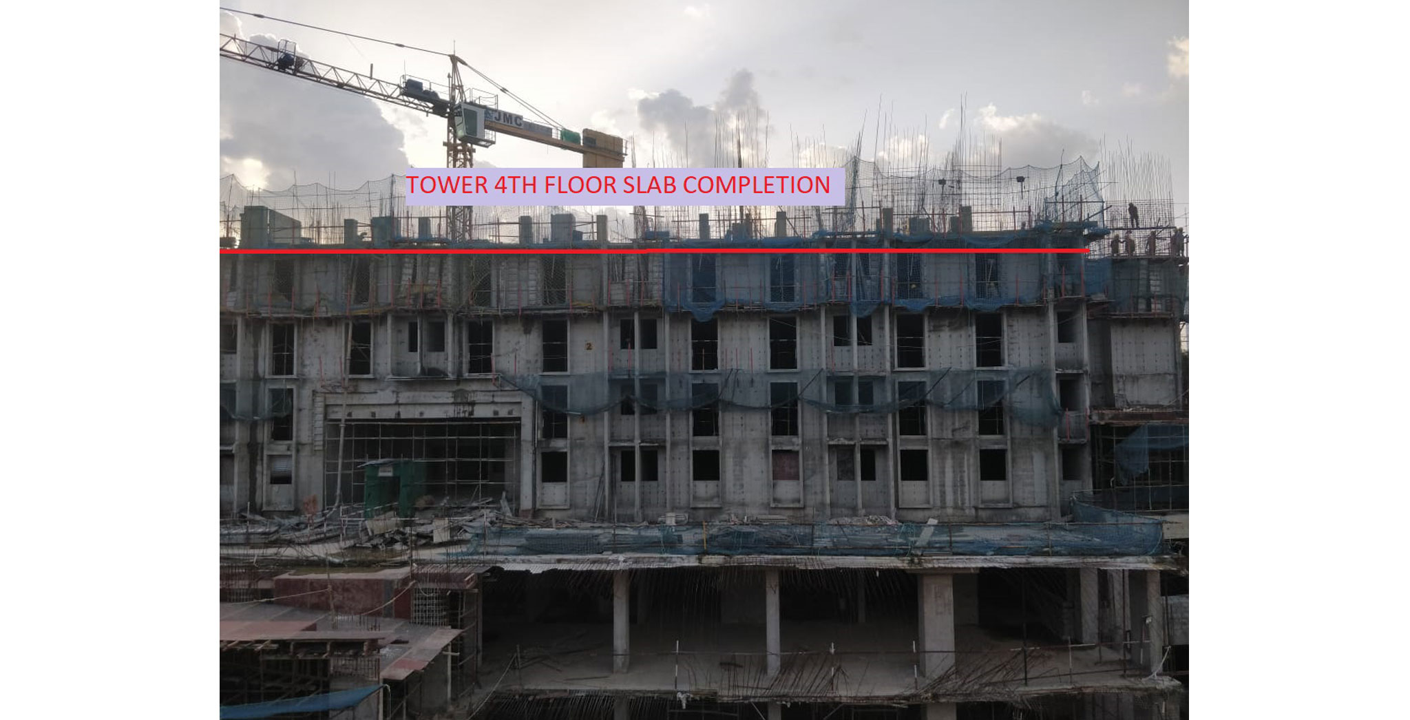 May 2022 - Utopia Paradise Tower L: Marketing milestone release - On Casting of 4th Floor Slab
