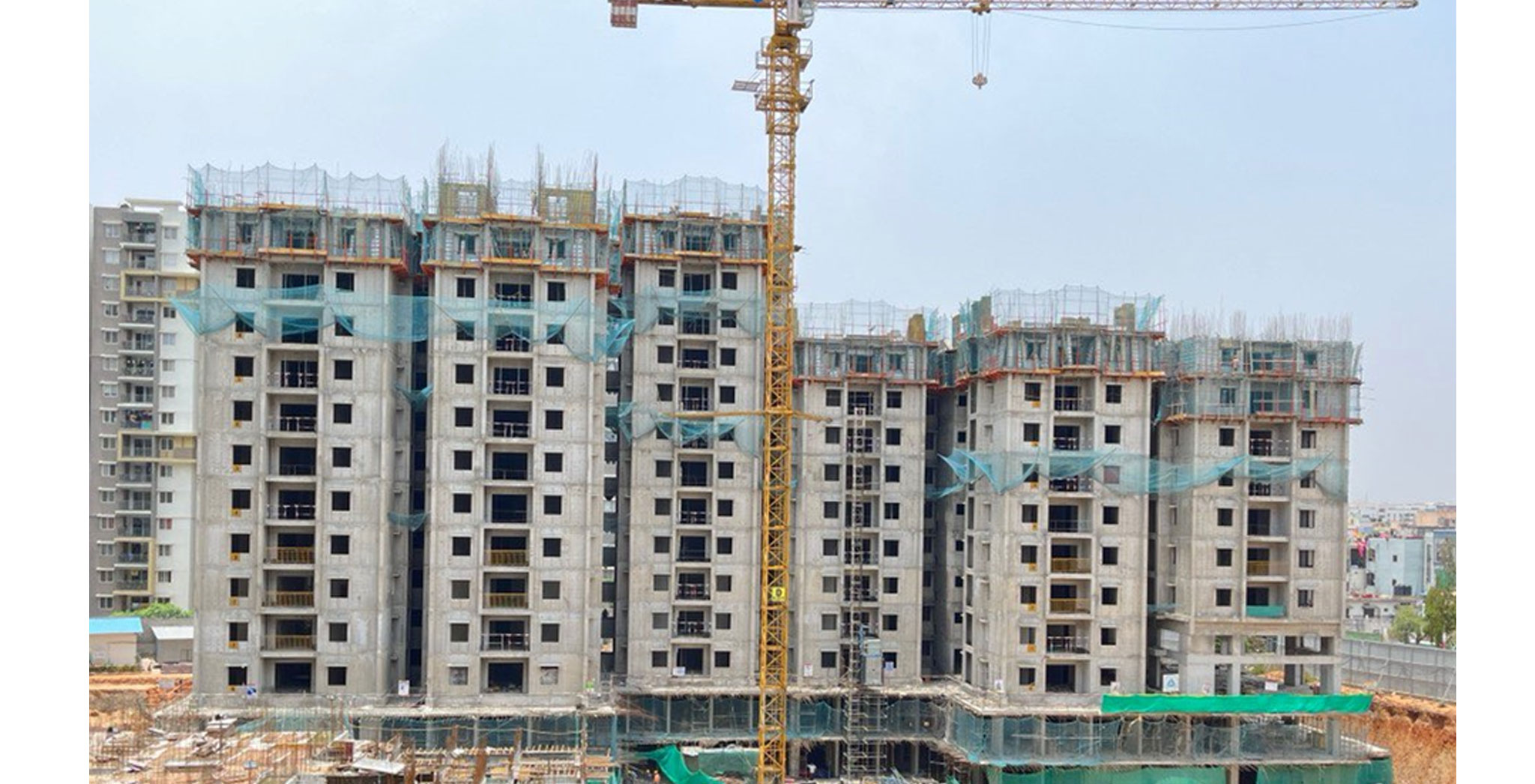 May 2022 - Tower D: 7th floor completed- Structure Works in progress