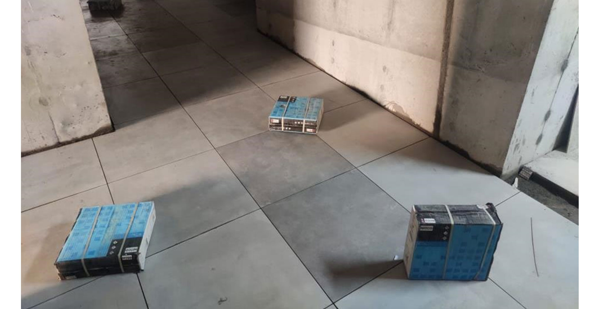 May 2022 - Halcyon: Finishing works. Flooring and Windows fixing works in progress