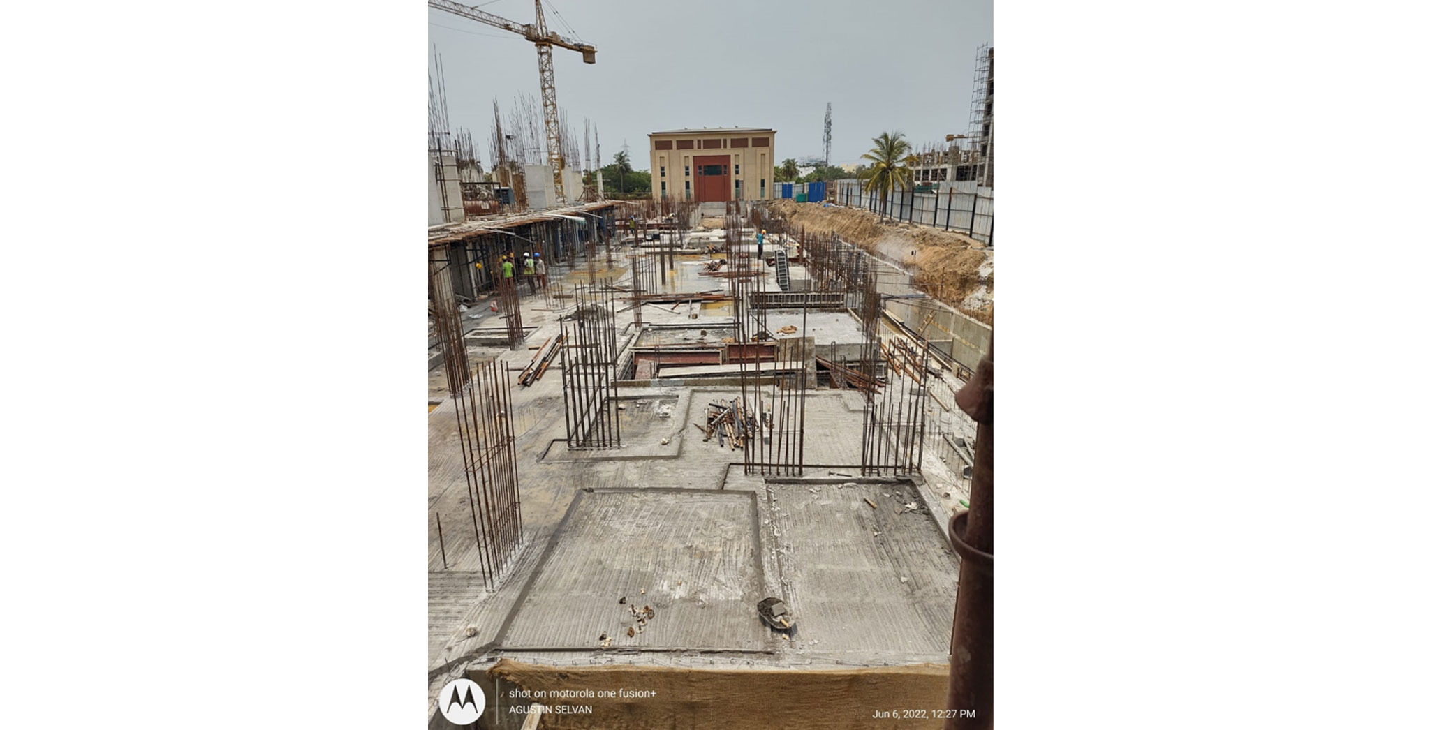Jun 2022 - Xanadu Celeste P Block: Milestone Release – On Casting of Ground Floor Slab