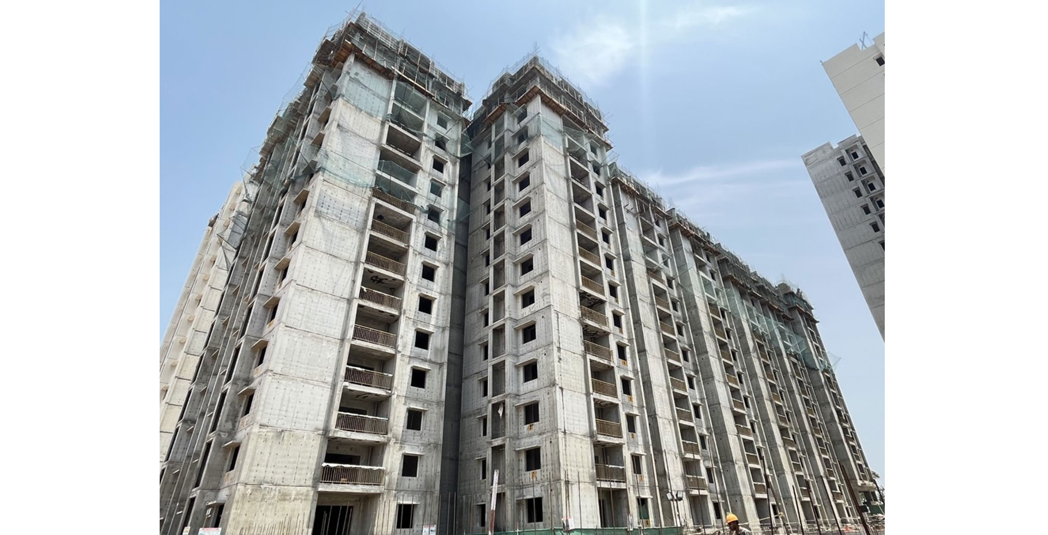 Jun 2022 - Brigade Citadel Tower A2: Milestone Release - On Casting of 12th Floor slab