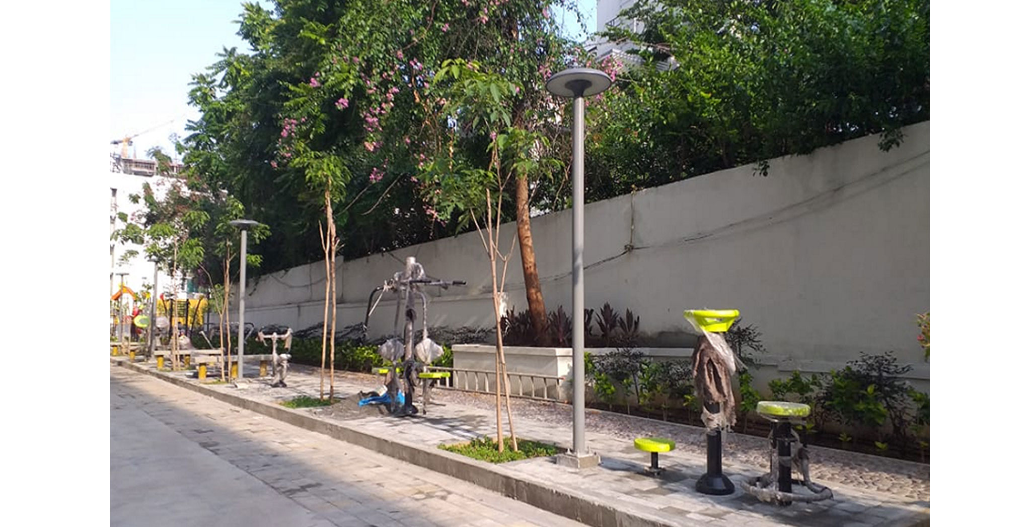 Jun 2022 - Outdoor Gym area View