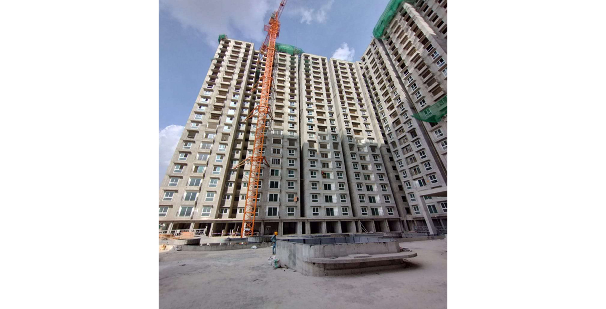 May 2022 - Helio Block: Wing A - Structure & Finishing Works in Progress