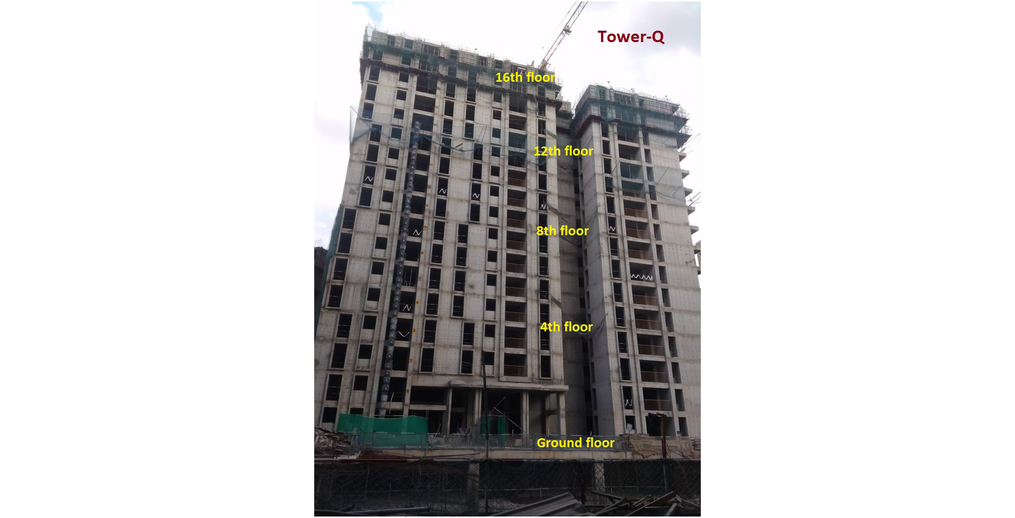 Jun 2022 - Utopia Tranquil Tower Q: Milestone Release - On Casting of 16th Floor Slab