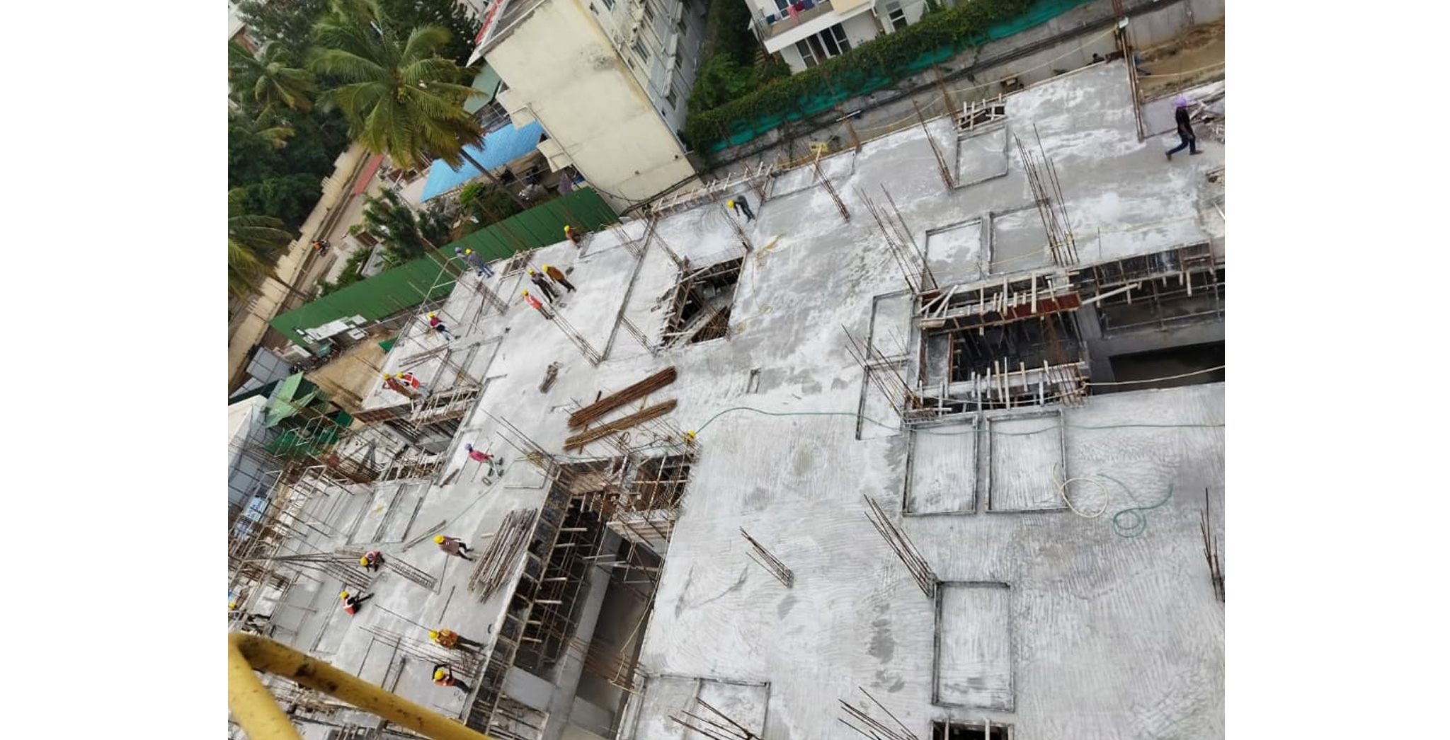 Aug 2022 - Brigade Gem Block A: Milestone Release - On casting of Second floor slab