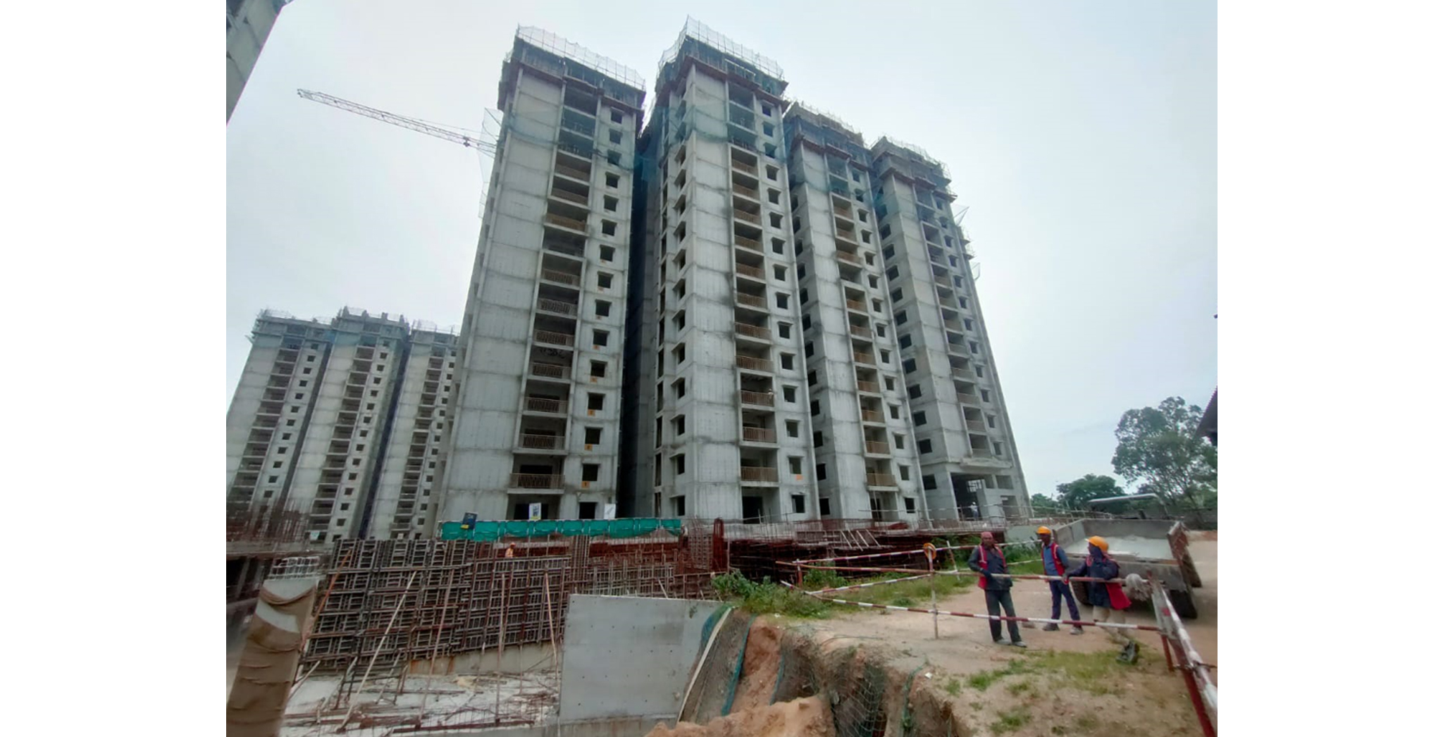 Aug 2022 - Brigade Citadel Tower C: Milestone Release - On Casting of 15th Floor Slab