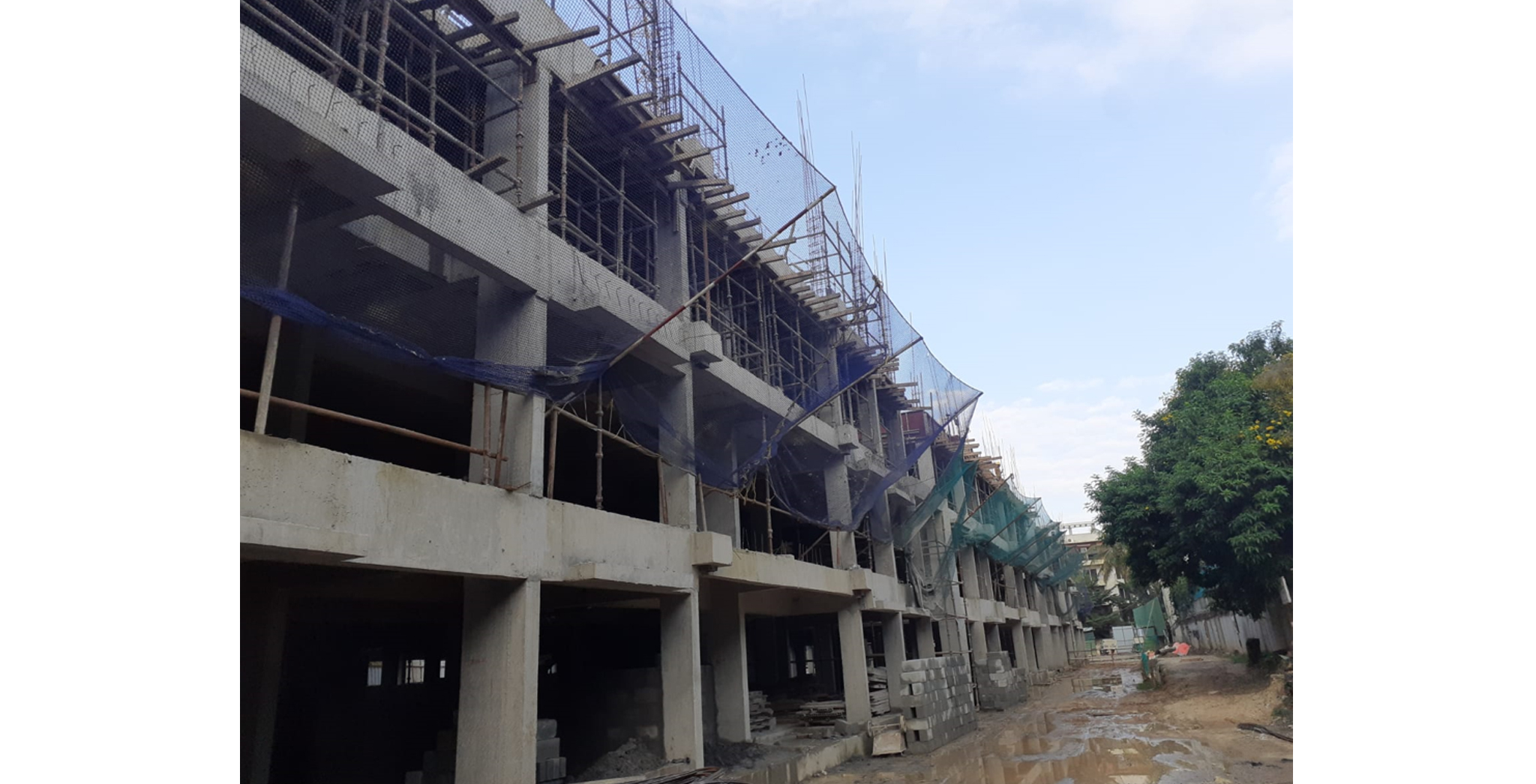 Sep 2022 - Brigade Gem Tower B: Milestone Release on Casting of 3rd Floor Slab