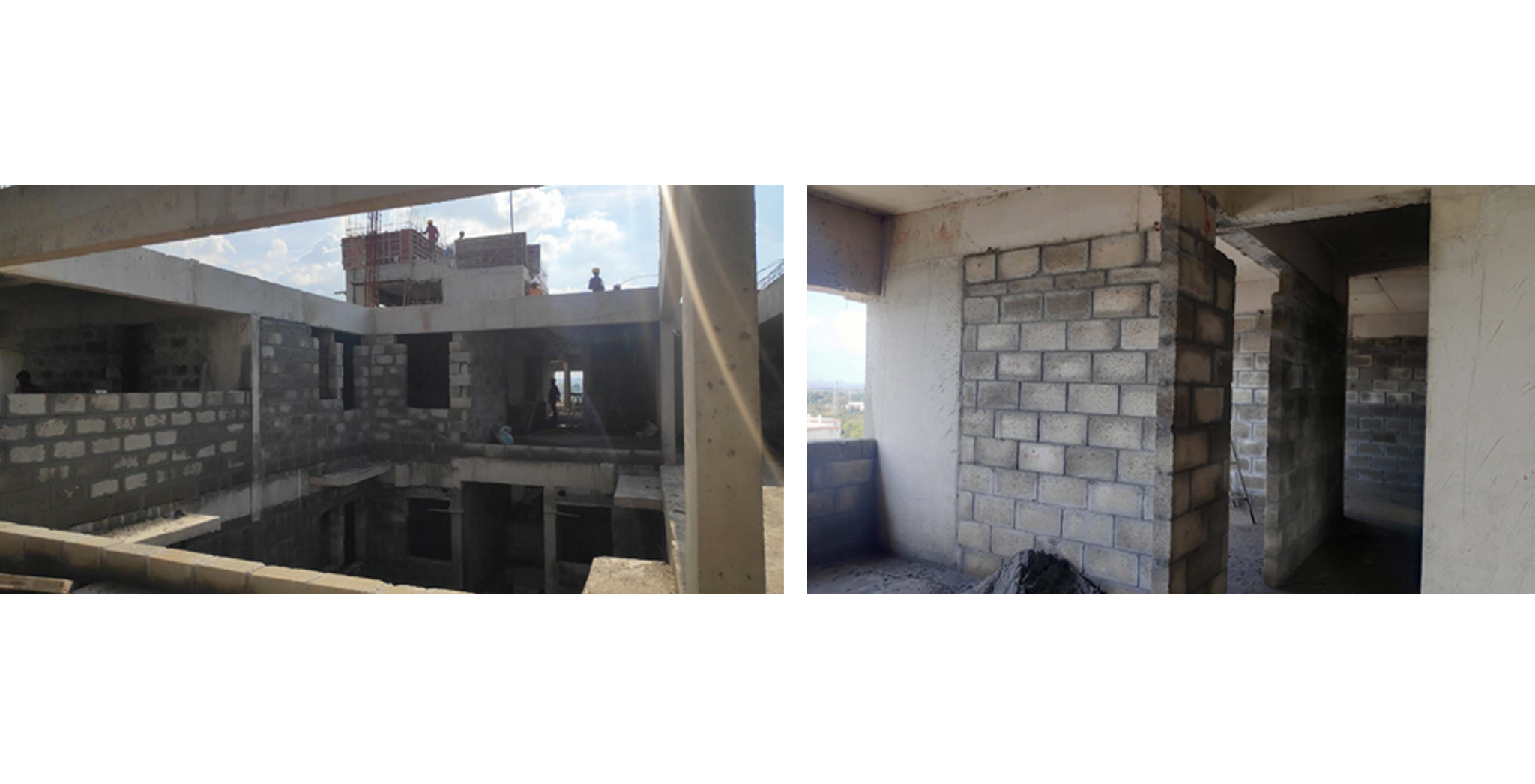 Aug 2022 - 9F Masonry work in progress