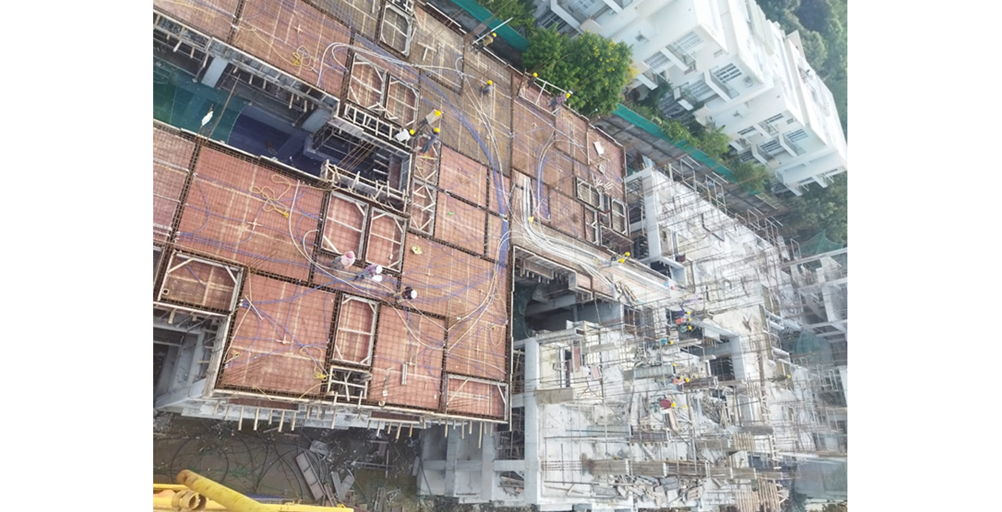 Aug 2022 - Block B: Third floor slab work in progress
