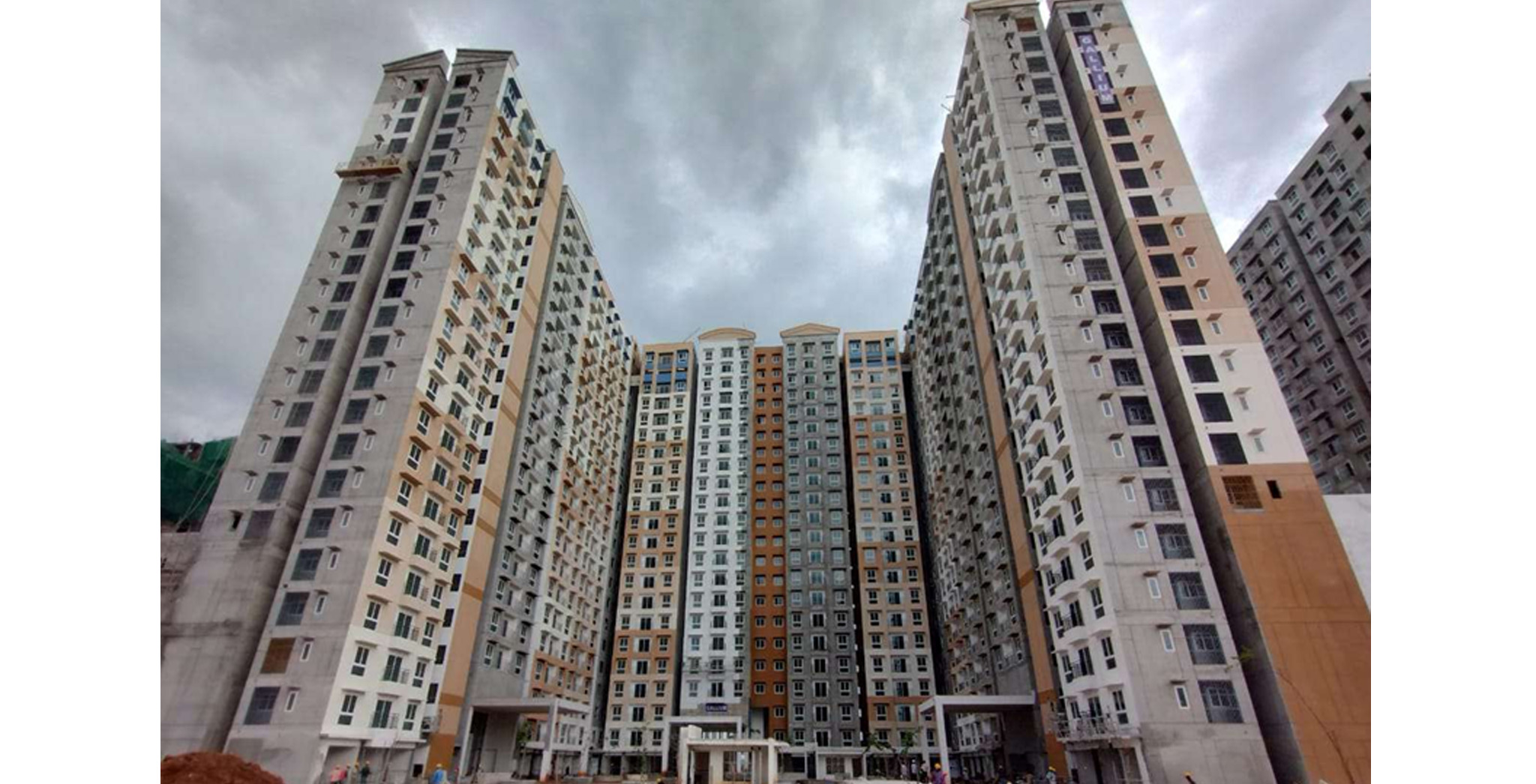 Aug 2022 - Gallium Block: GF to 21st Floor Elevation - North side