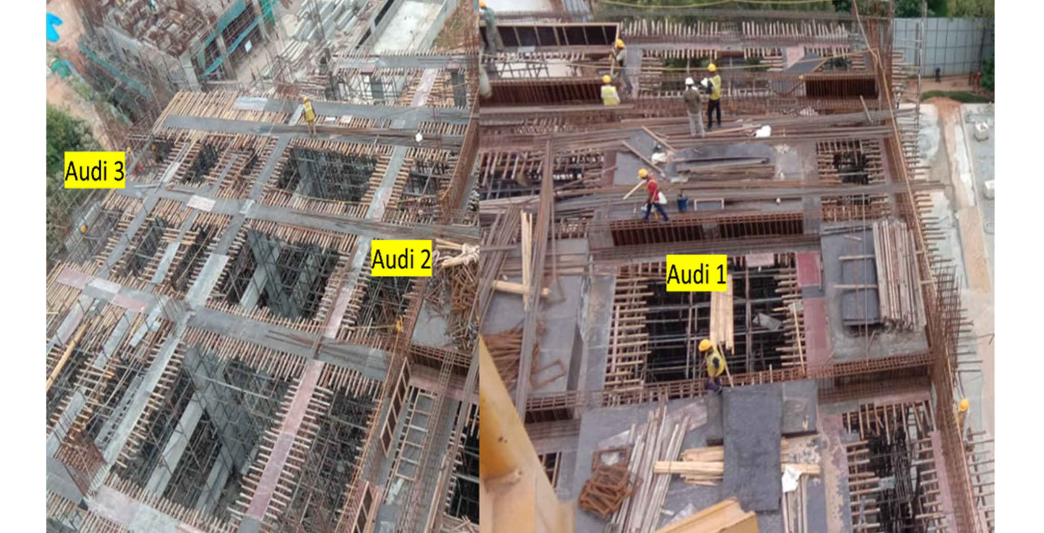 Aug 2022 - Arcadia: Terrace floor slab WIP