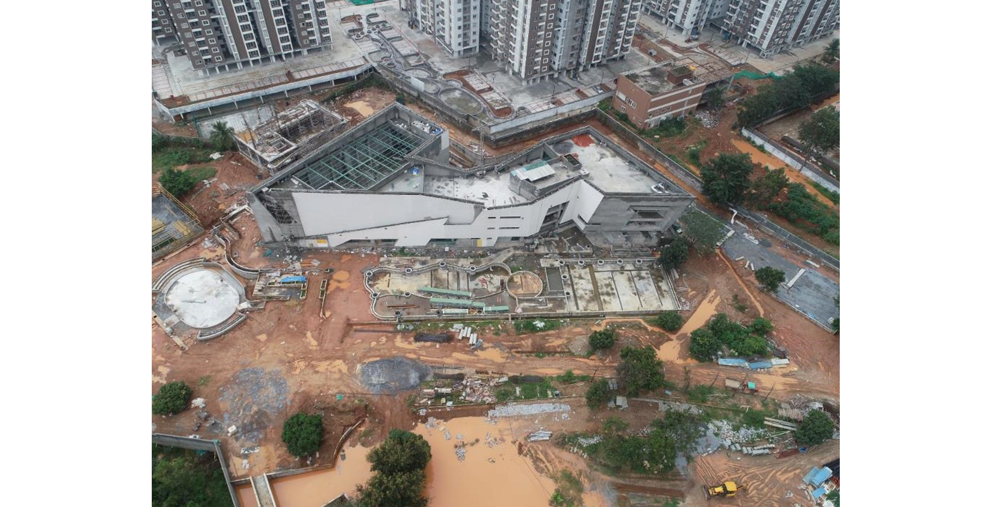 Aug 2022 - Oasis Clubhouse: Structure works completed and finishing works in progress