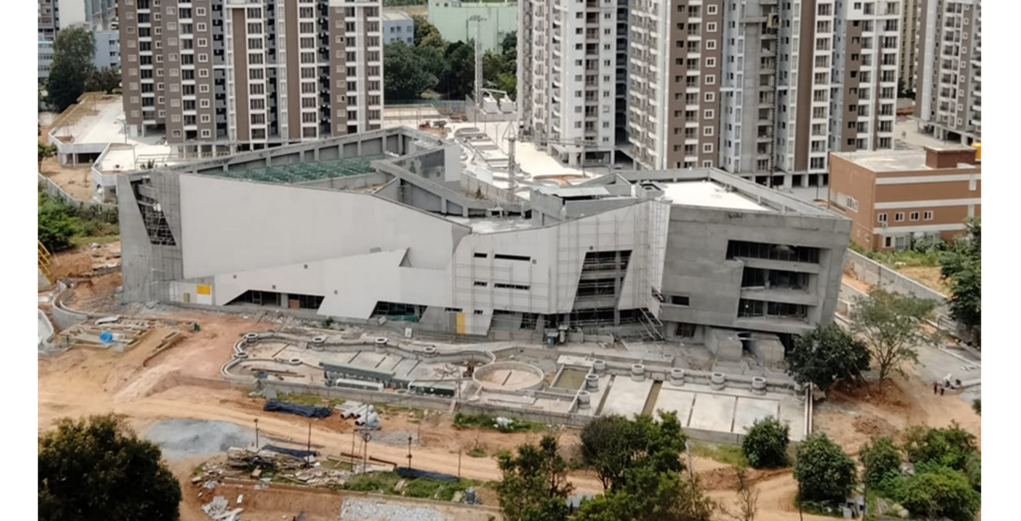 Aug 2022 - Oasis Clubhouse: Structure works completed and finishing works in progress