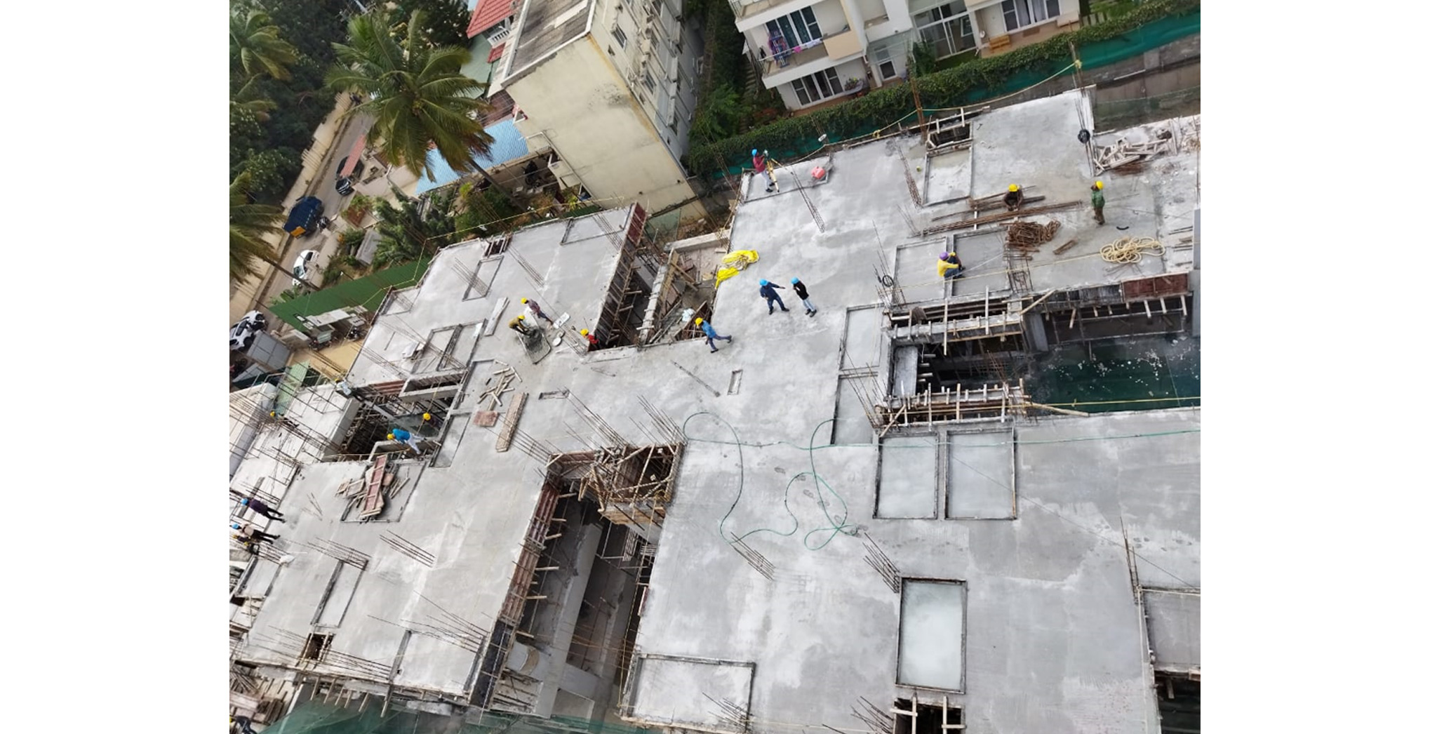 Sep 2022 - Brigade Gem Tower A: Milestone Release - On Casting of 3rd Floor Slab
