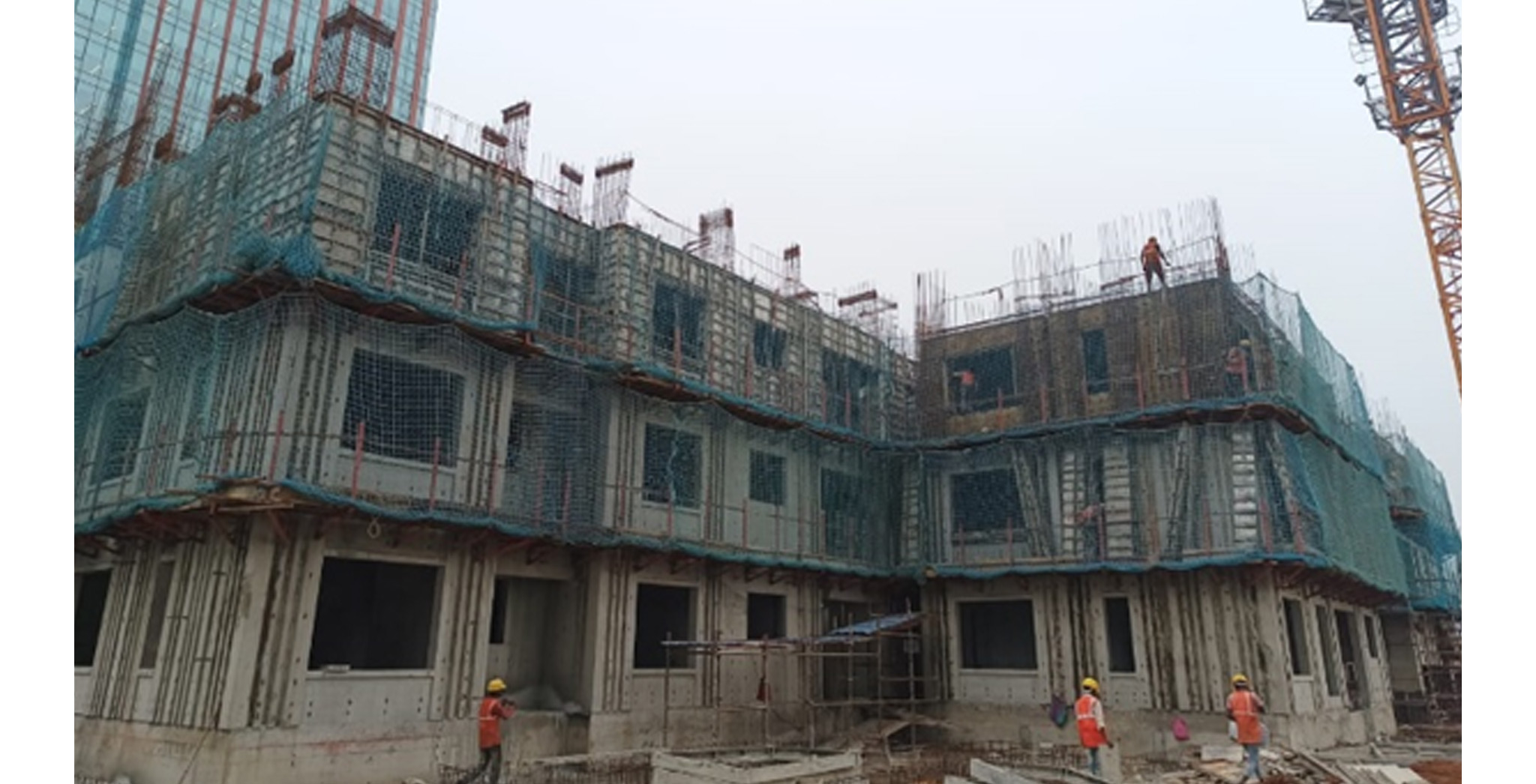 Sep 2022 - Zenith: 4th Floor Slab in progress