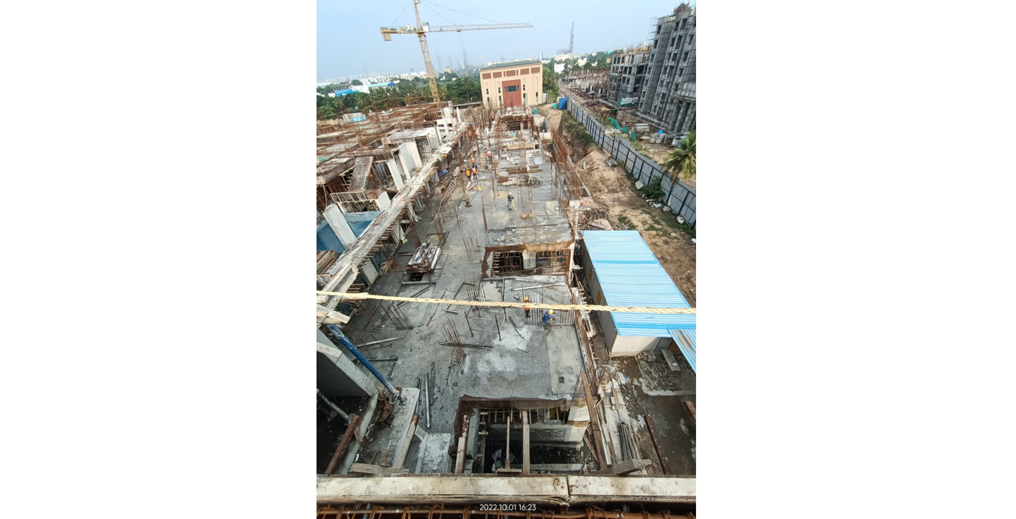 Oct 2022 - Xanadu Celeste Block P: Milestone Release On Casting of 2nd Floor Slab