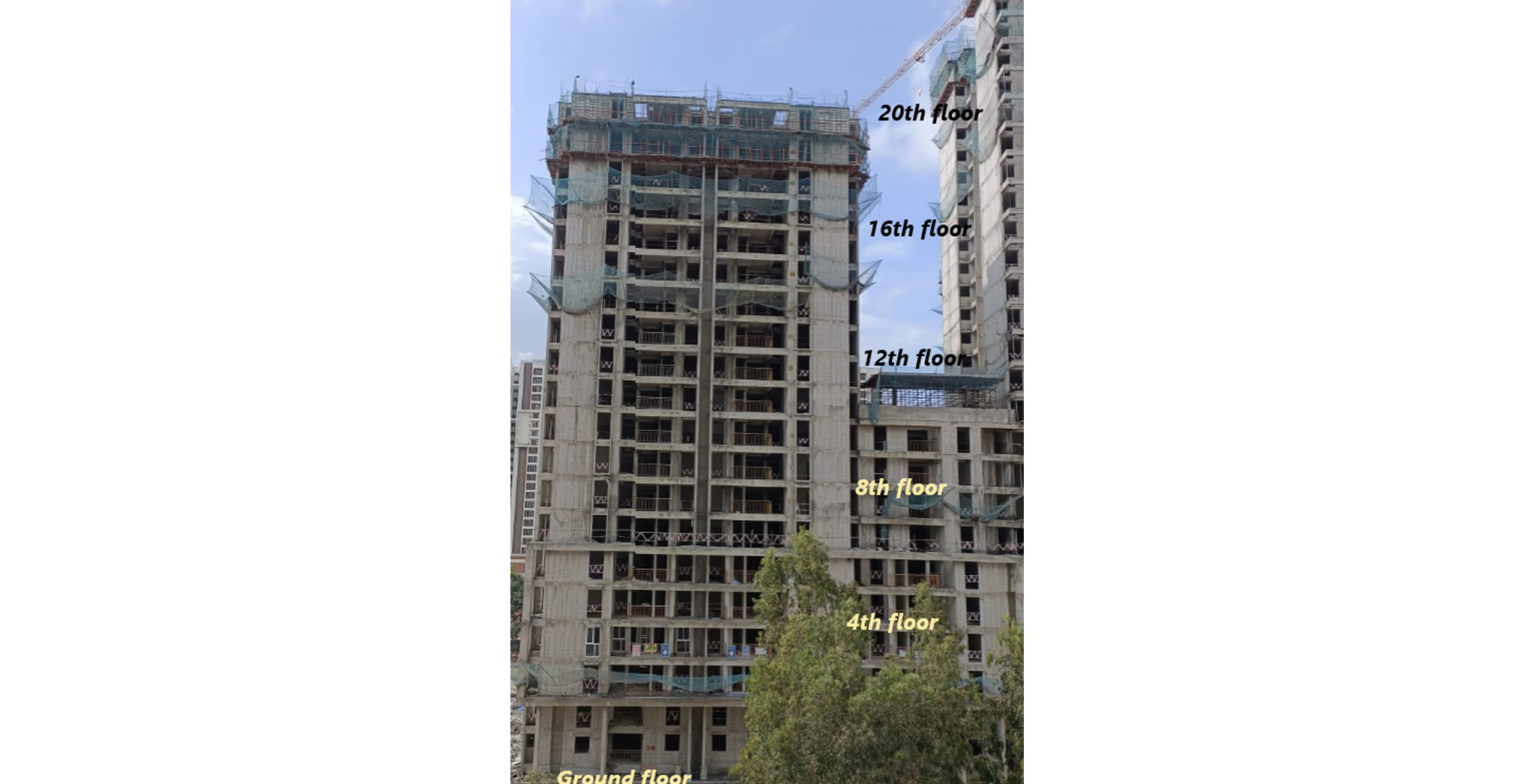 Dec 2022 - Utopia Tranquil Tower O: Milestone Release – On Casting of 20th Floor Slab