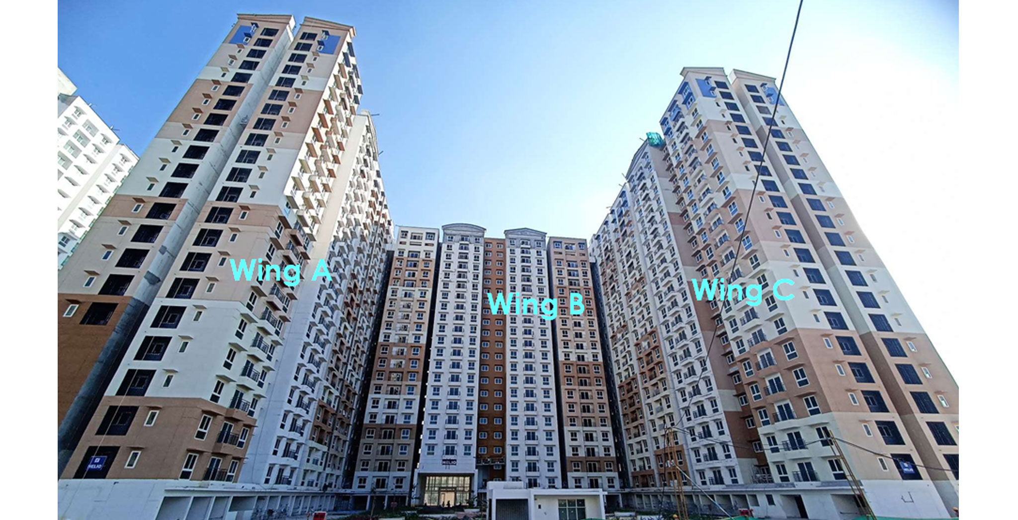 Dec 2022 - Helio Block: Overall Progress - North Elevation