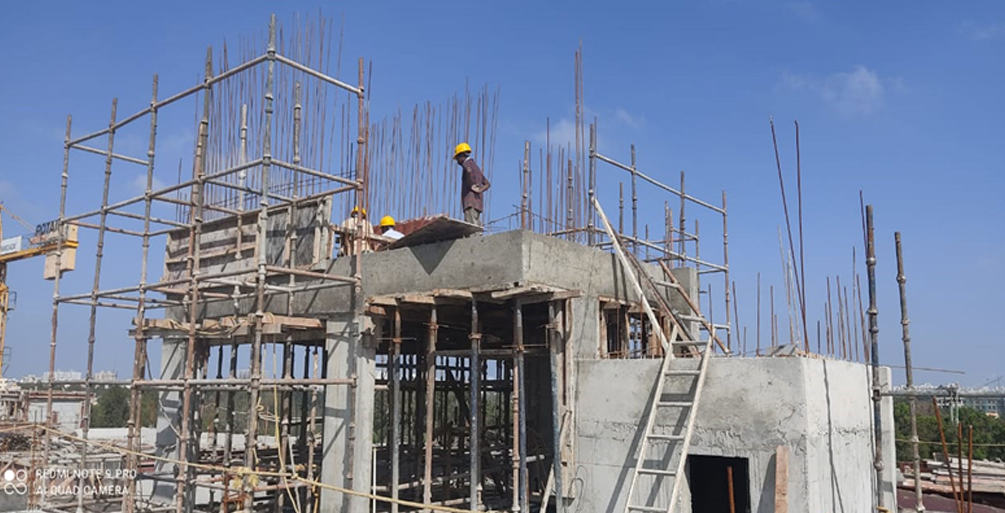 Dec 2022 - Block B: Staircase headroom slab casting completed
