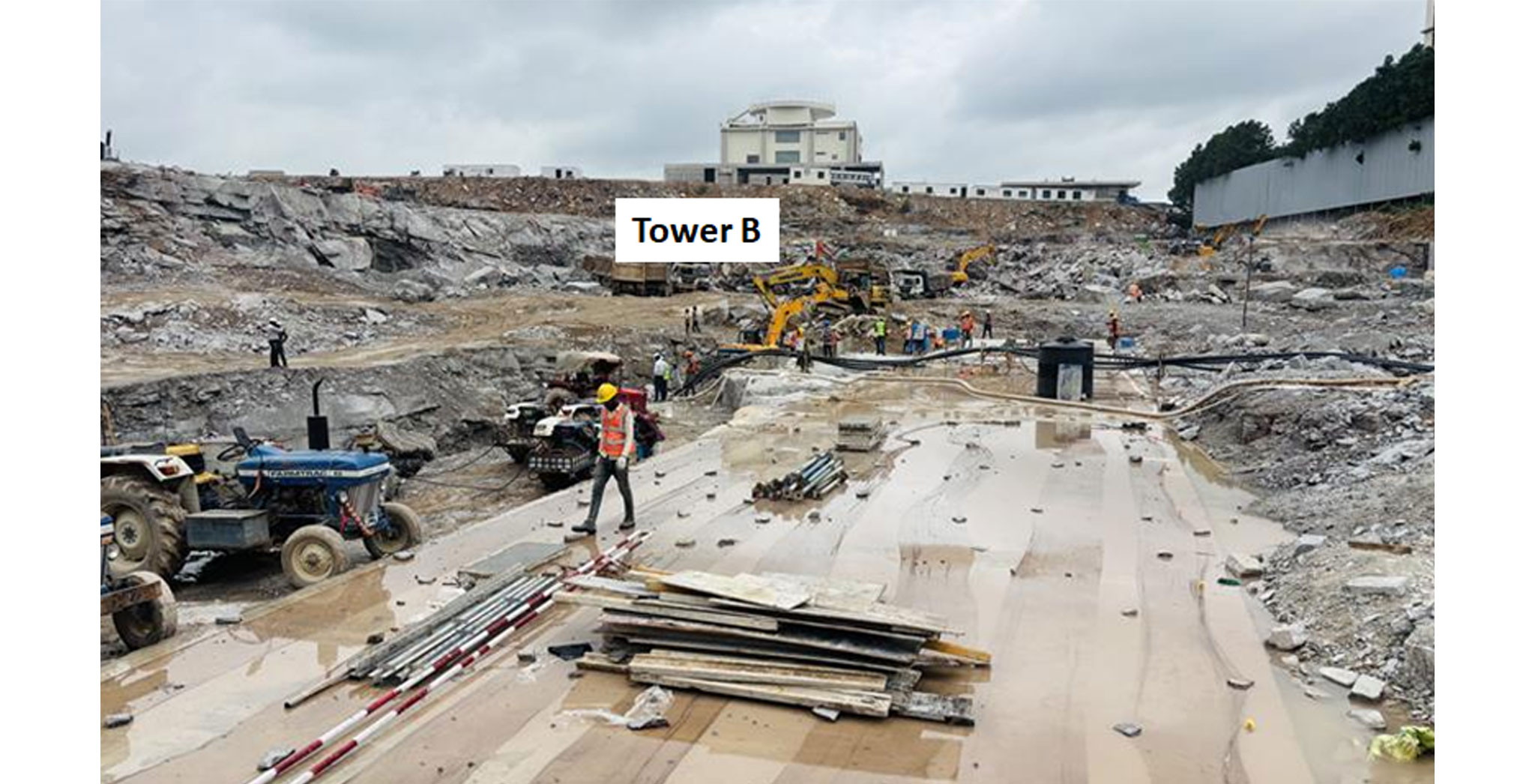 Residential Tower B: Foundation works - Jun 2025